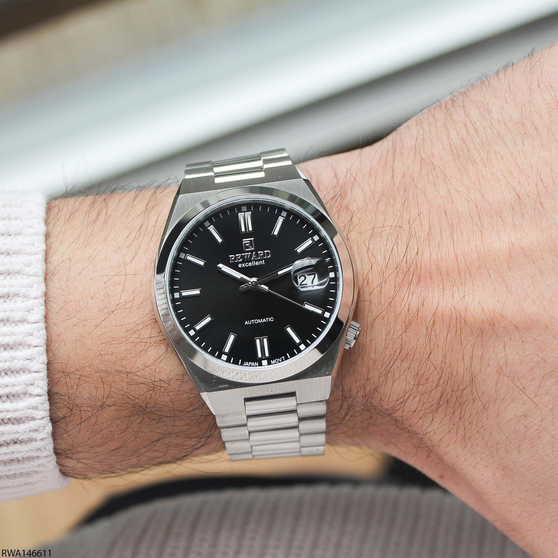 Reward RWA146611 Steel Strap Automatic Men Watch