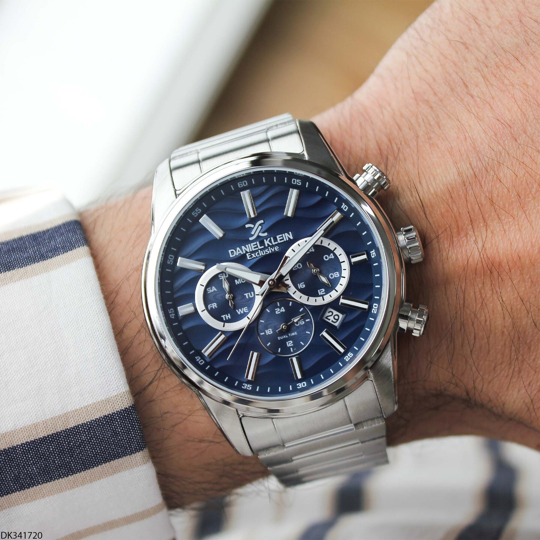 Daniel Klein DK341720 Çelik Kordonlu Erkek Kol Saati