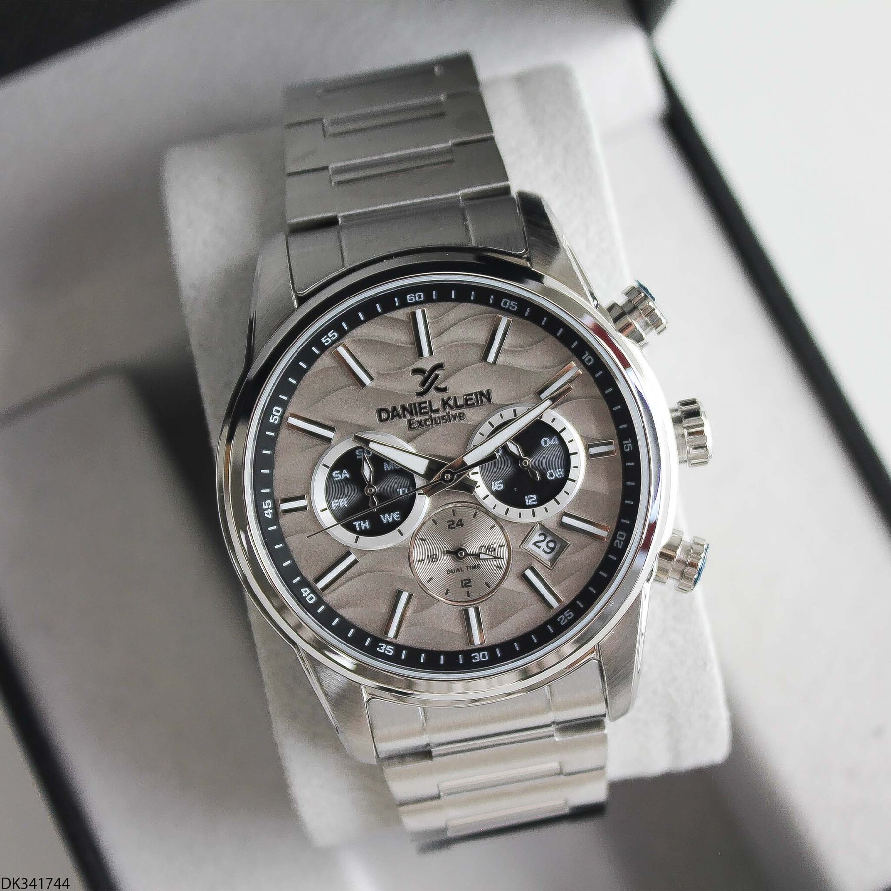 Daniel Klein DK341744 Çelik Kordonlu Erkek Kol Saati
