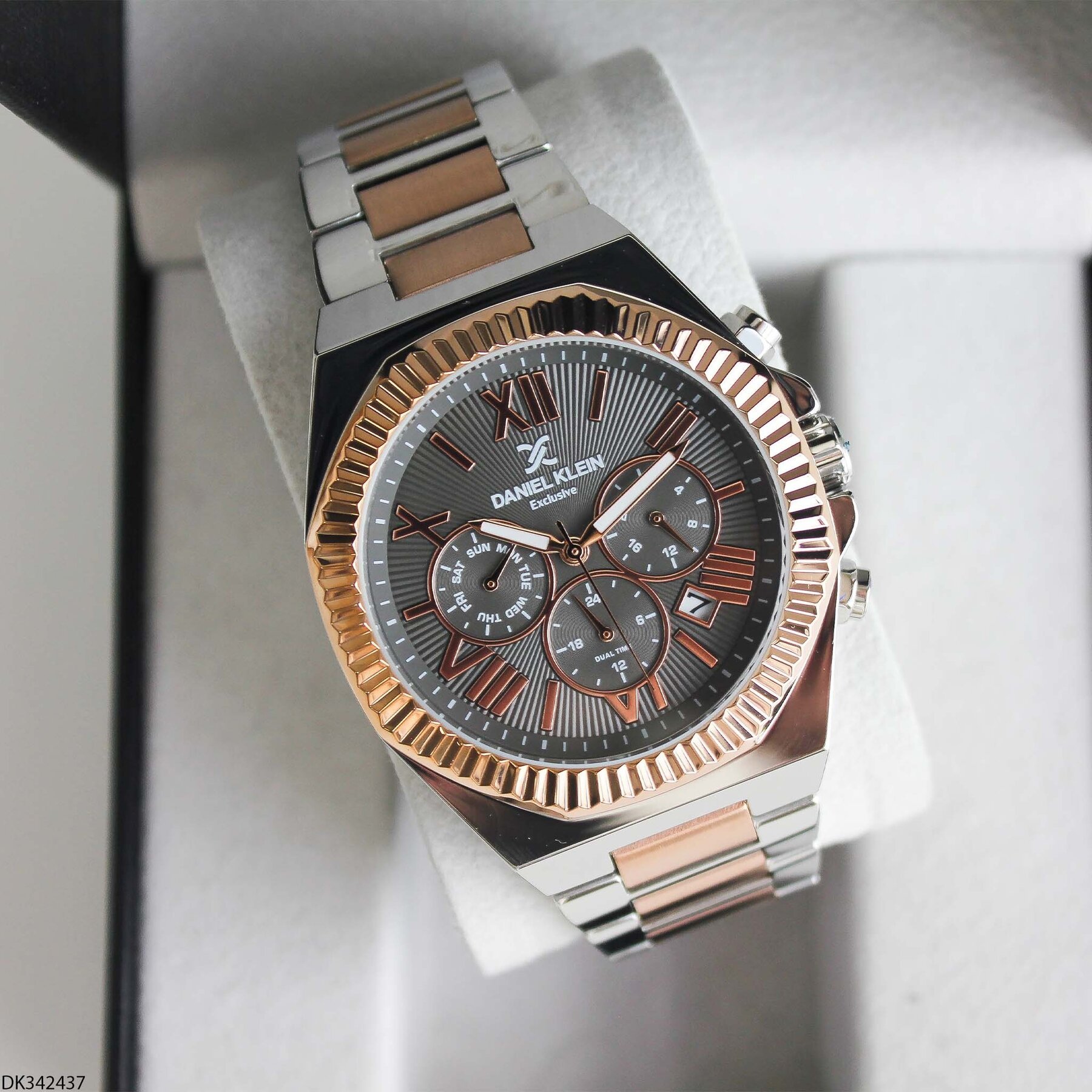 Daniel Klein DK342437 Çelik Kordonlu Erkek Kol Saati