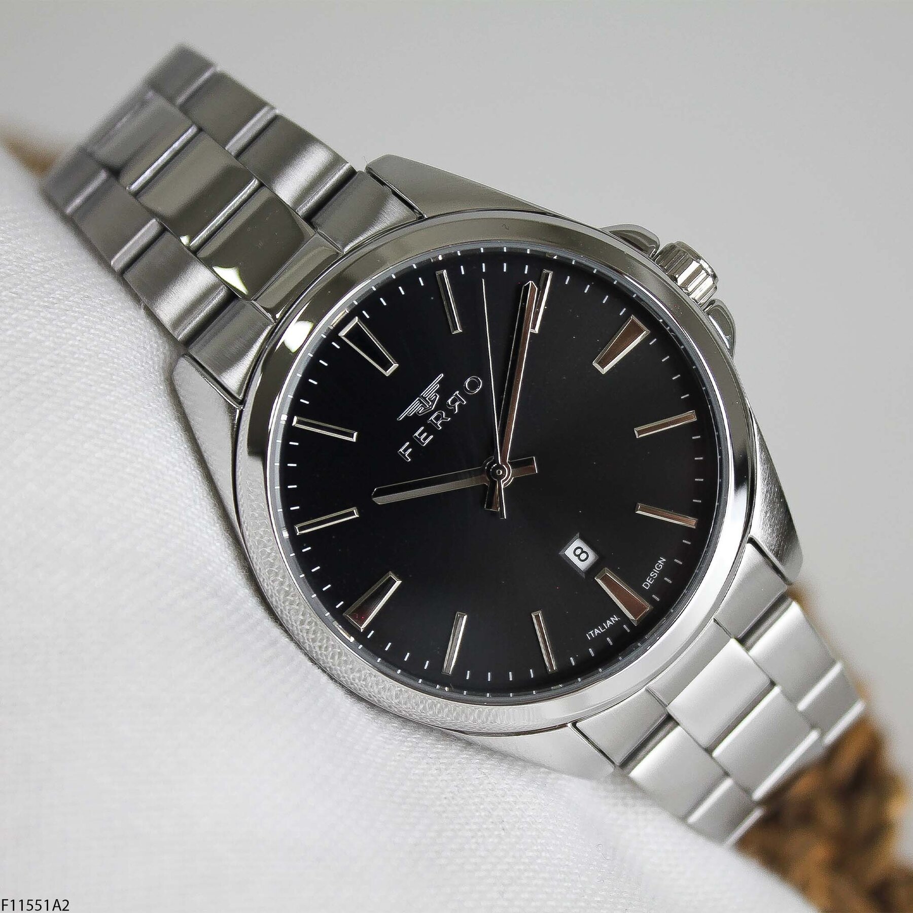 Ferro F11551A2 Çelik Kordonlu Erkek Kol Saati