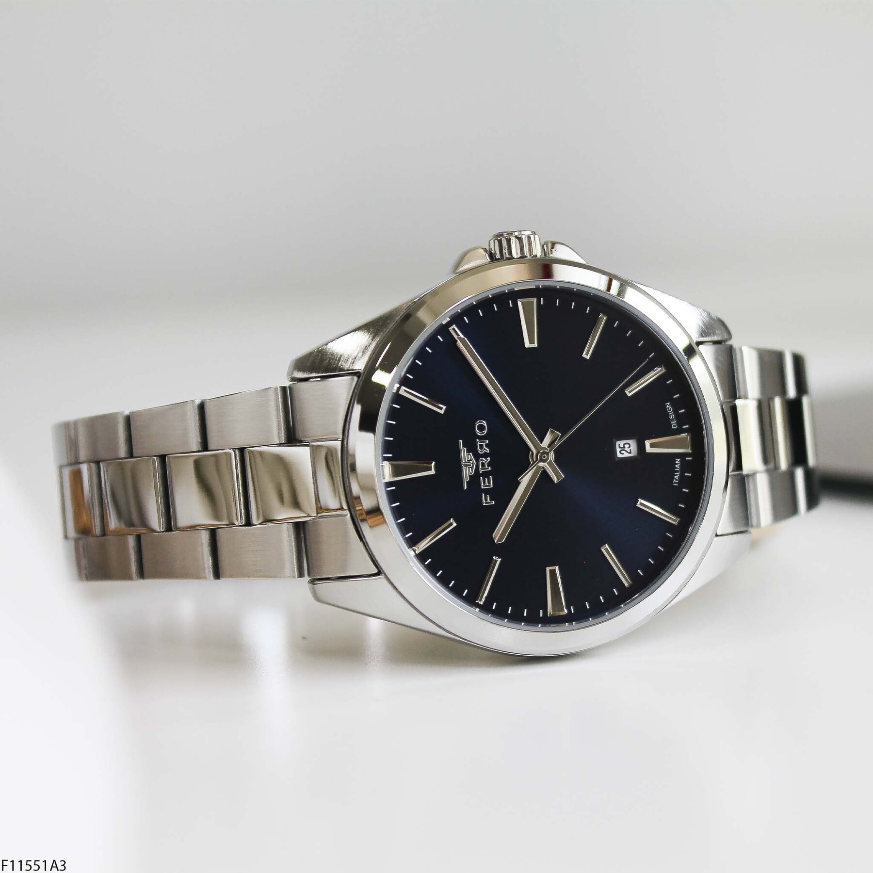 Ferro F11551A3 Çelik Kordonlu Erkek Kol Saati