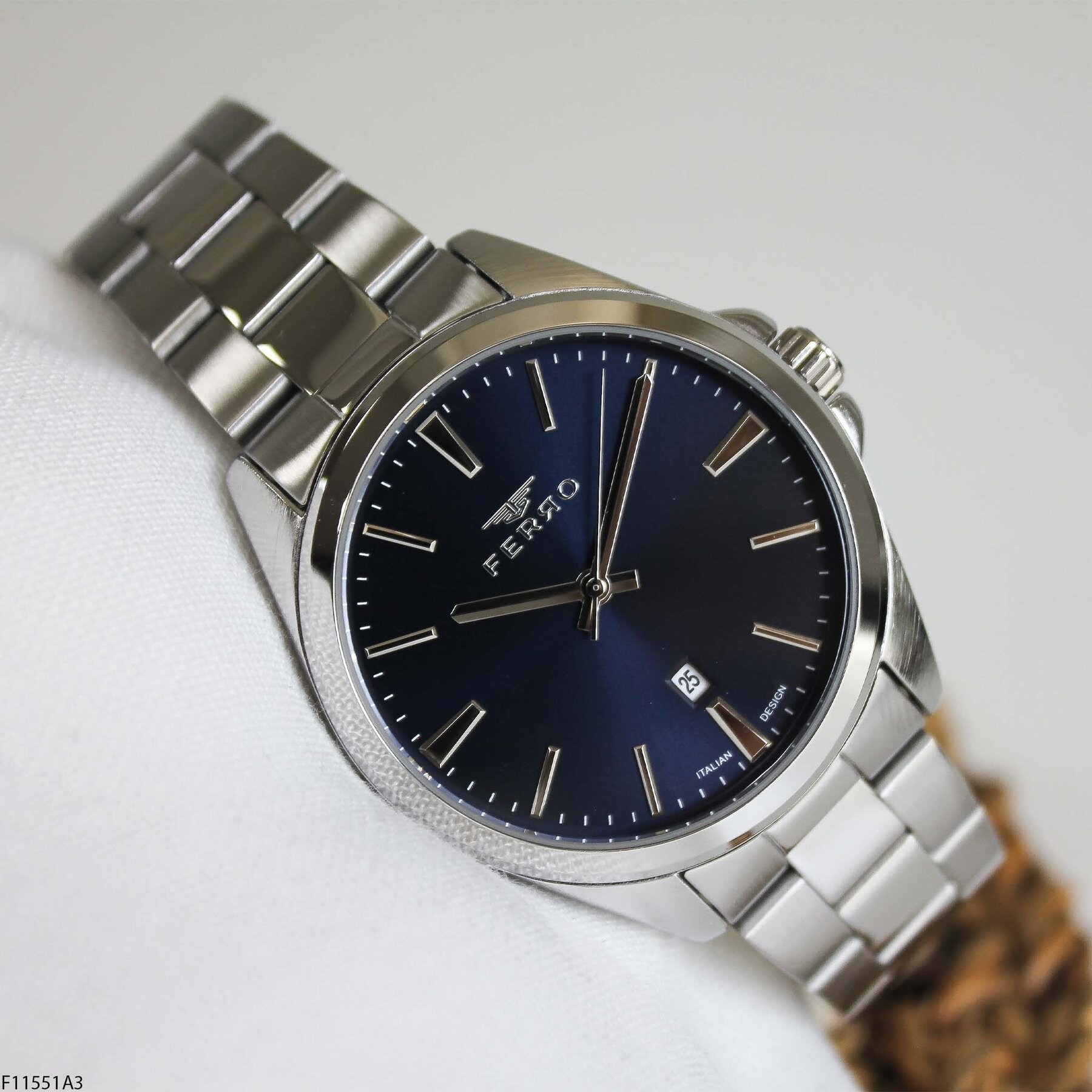 Ferro F11551A3 Çelik Kordonlu Erkek Kol Saati