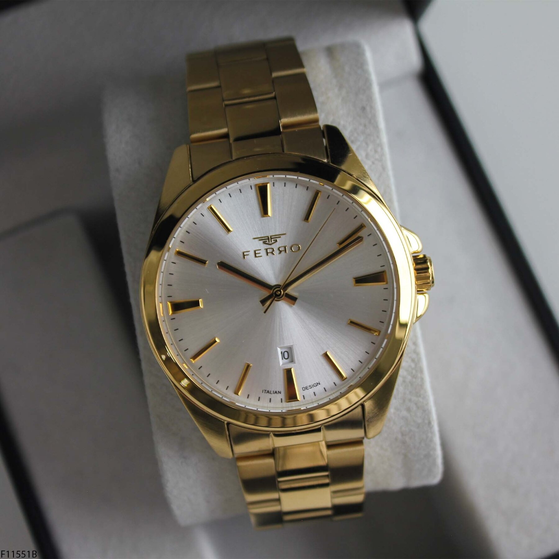 Ferro F11551B Çelik Kordonlu Erkek Kol Saati