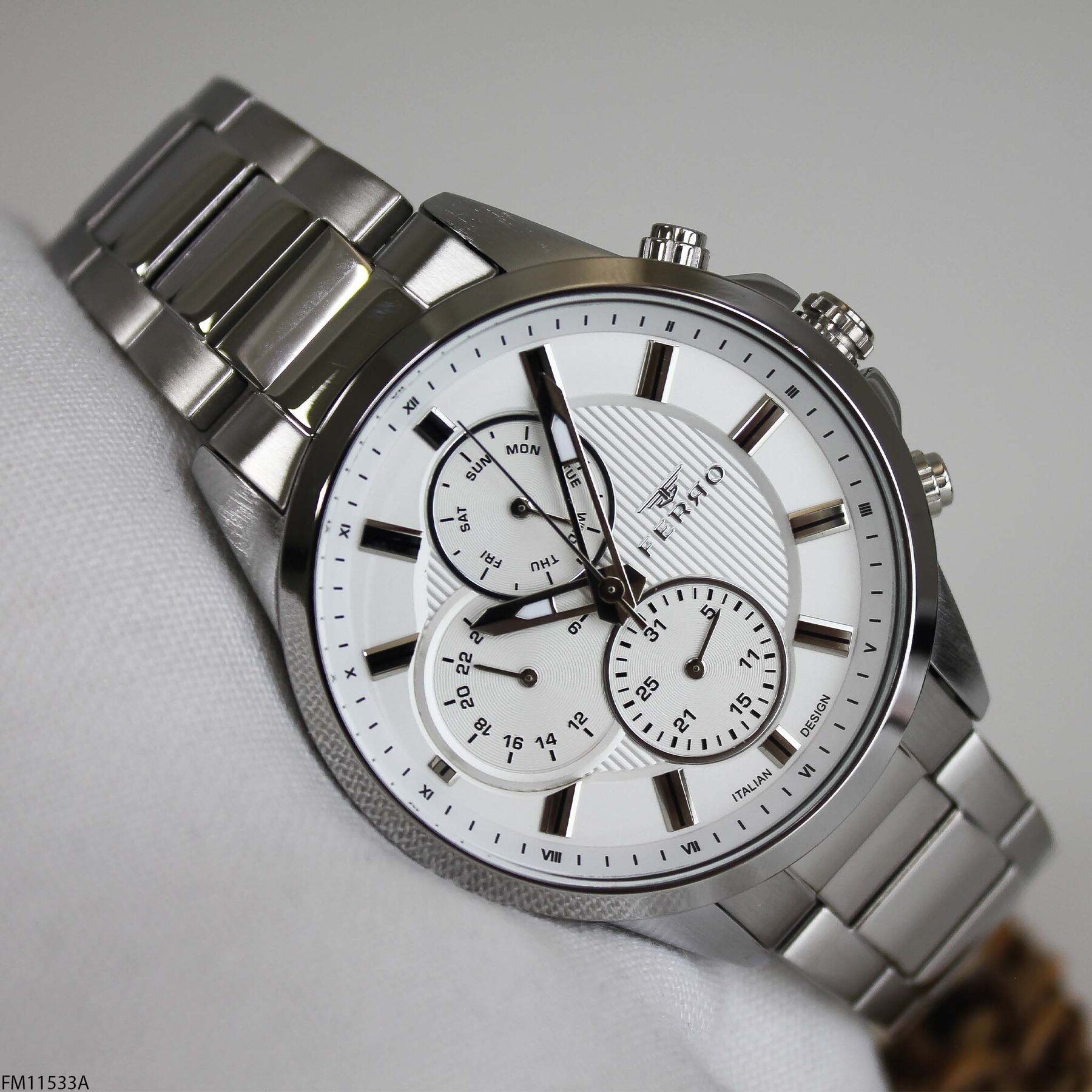 Ferro FM11533A Çelik Kordonlu Erkek Kol Saati