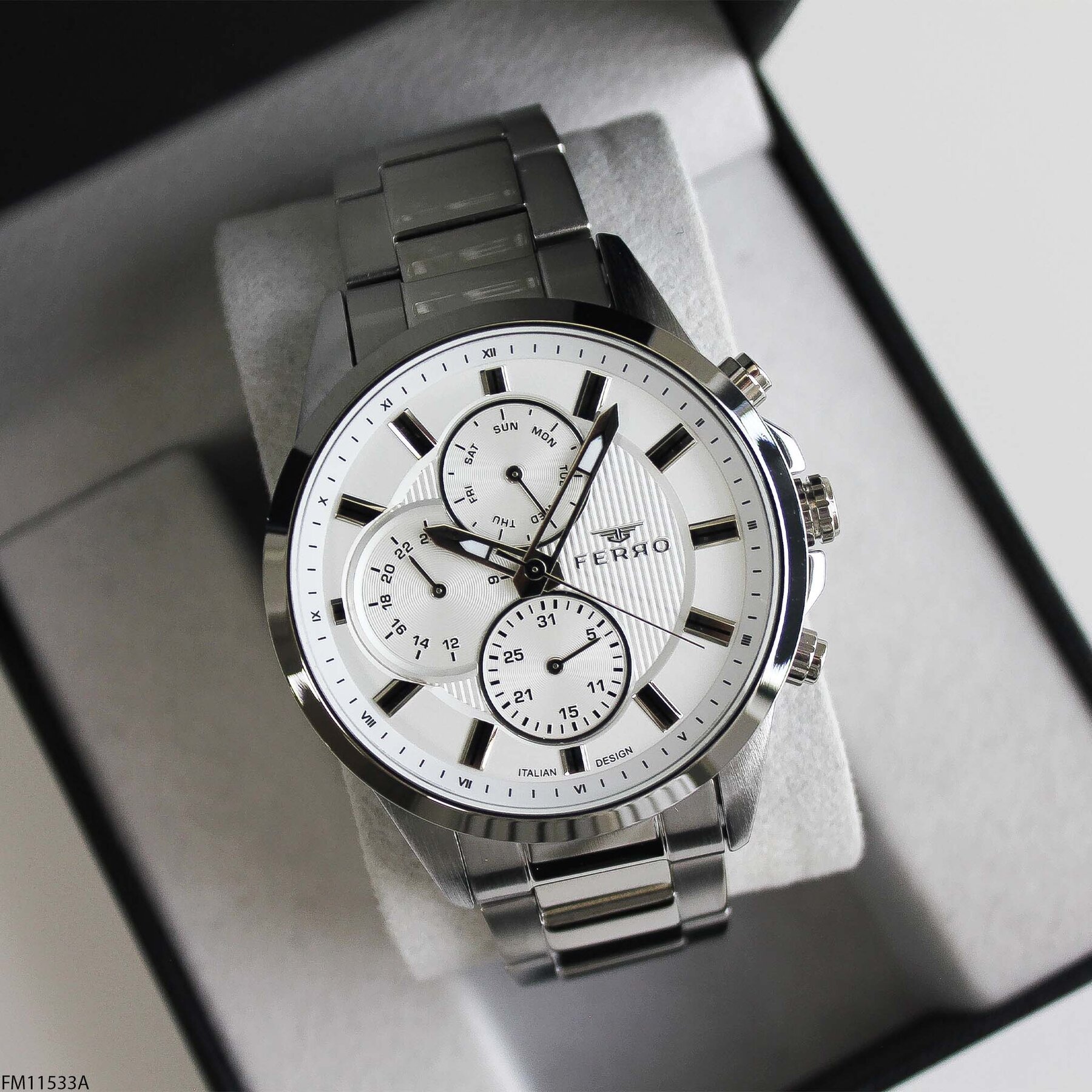 Ferro FM11533A Çelik Kordonlu Erkek Kol Saati