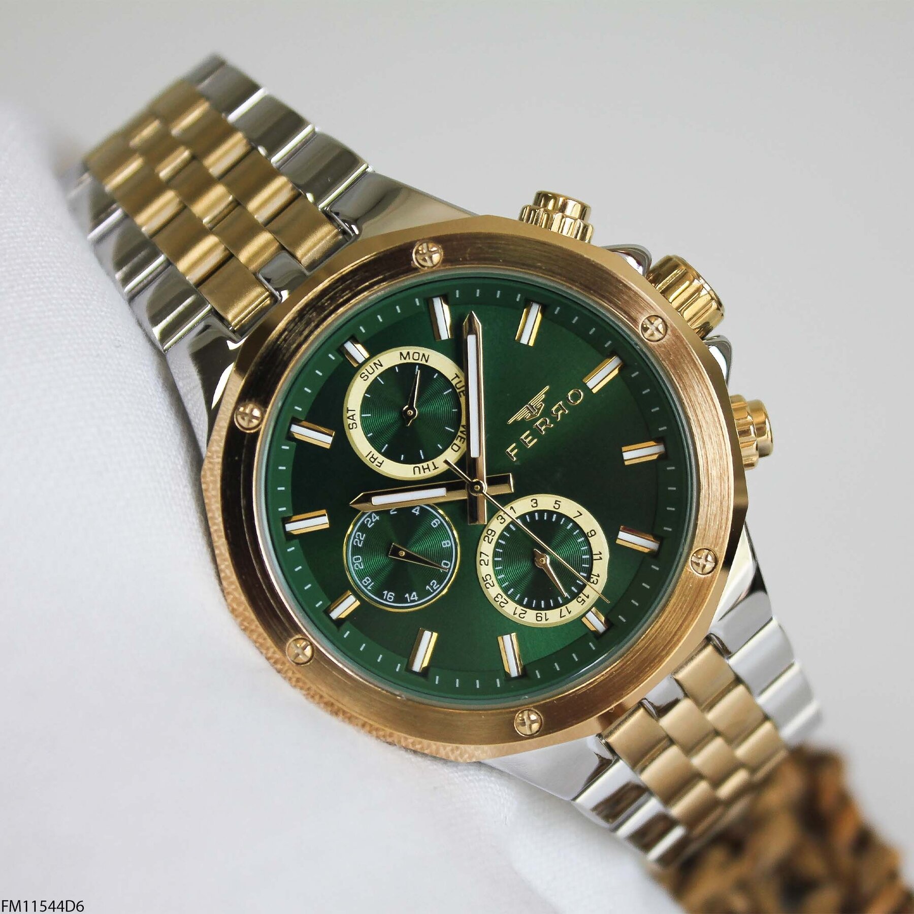 Ferro FM11544D6 Çelik Kordonlu Erkek Kol Saati