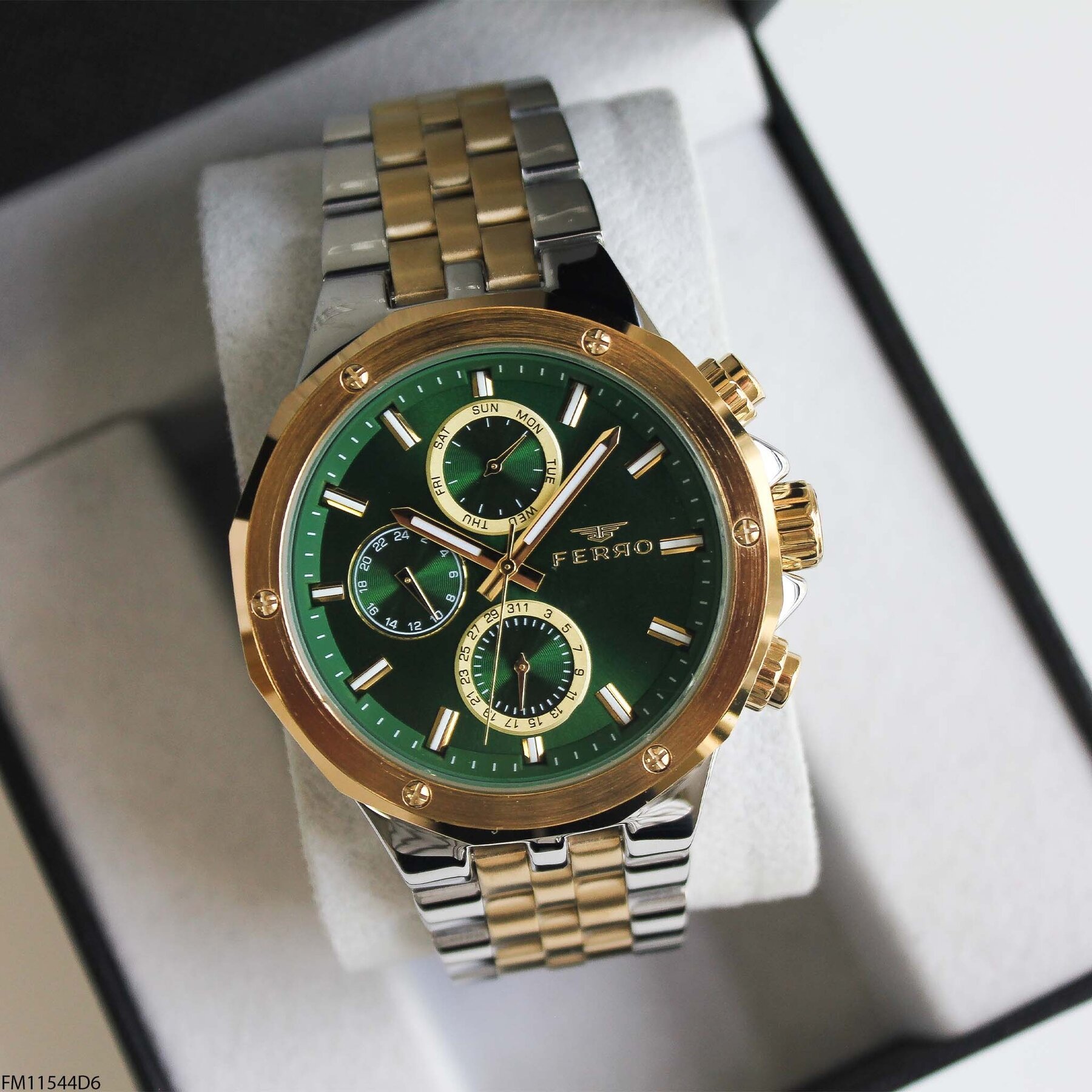 Ferro FM11544D6 Çelik Kordonlu Erkek Kol Saati