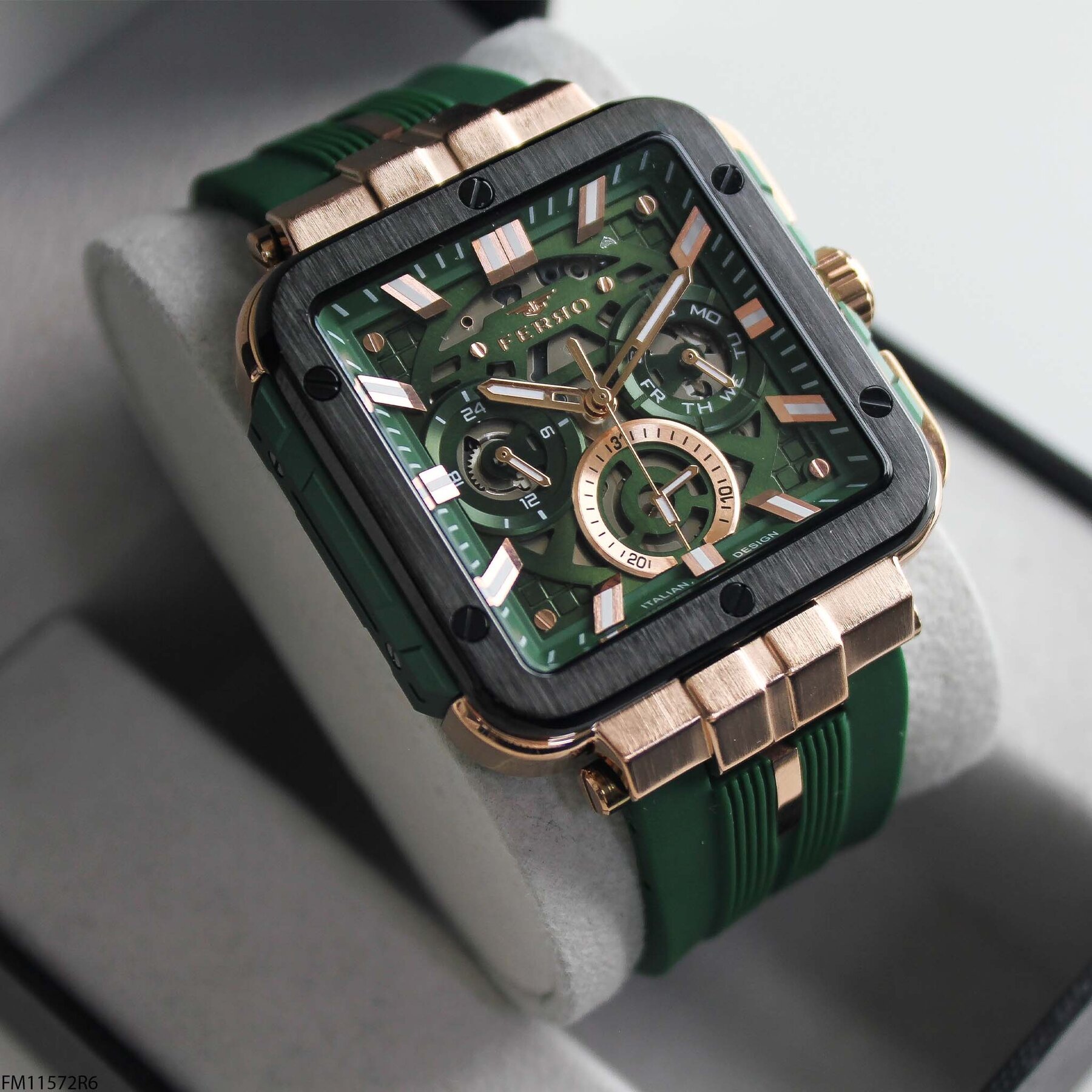 Ferro FM11572R6 Silikon Kordonlu Erkek Kol Saati