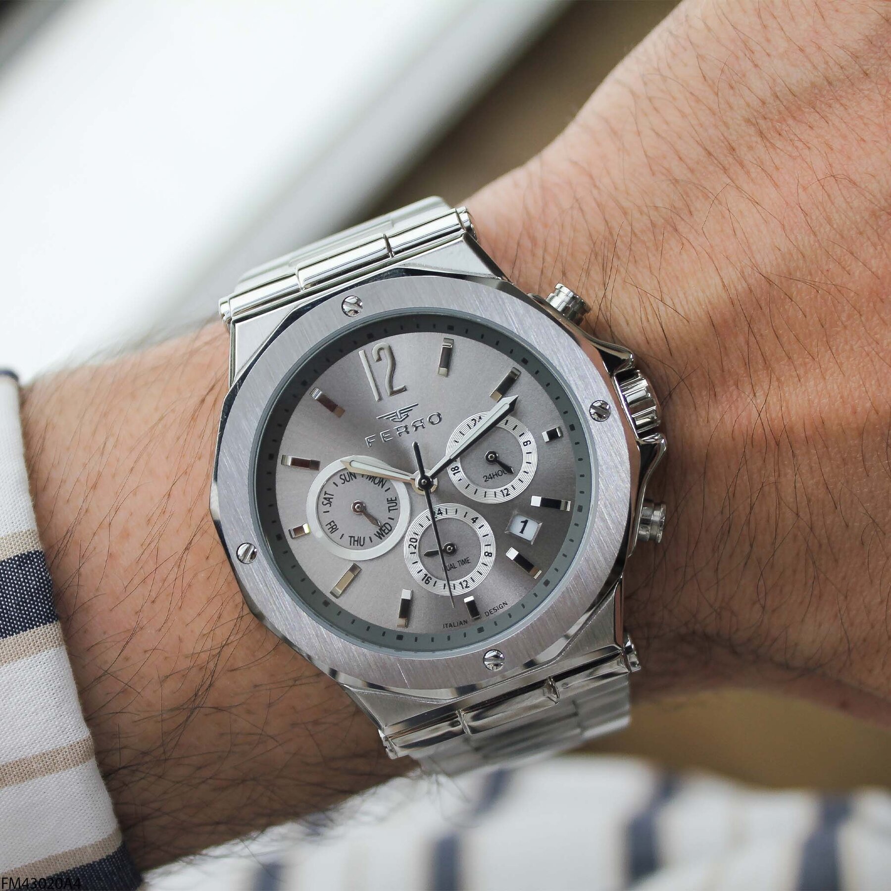 Ferro FM43020A4 Çelik Kordonlu Erkek Kol Saati