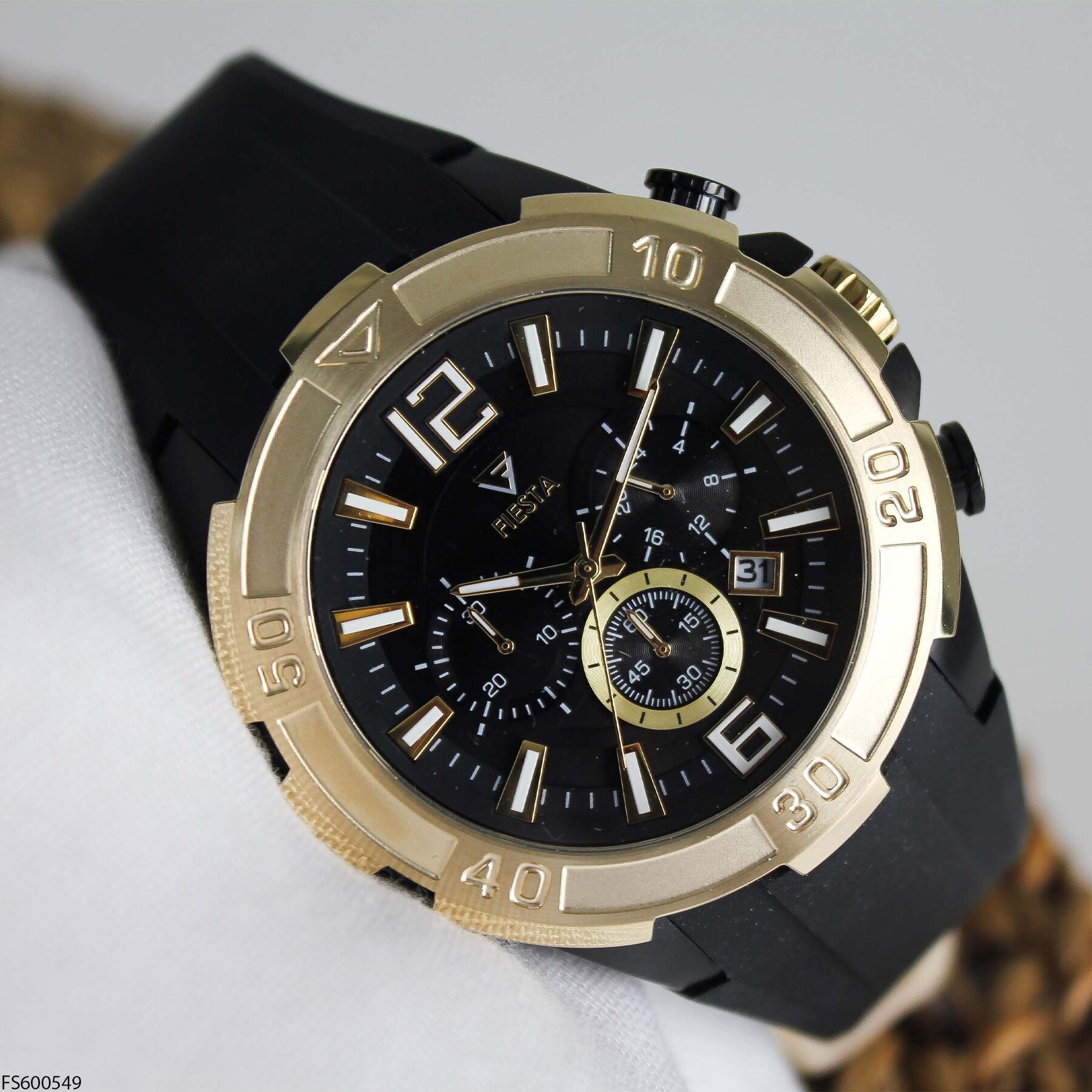 Fiesta FS600549 Silikon Kordonlu Erkek Kol Saati