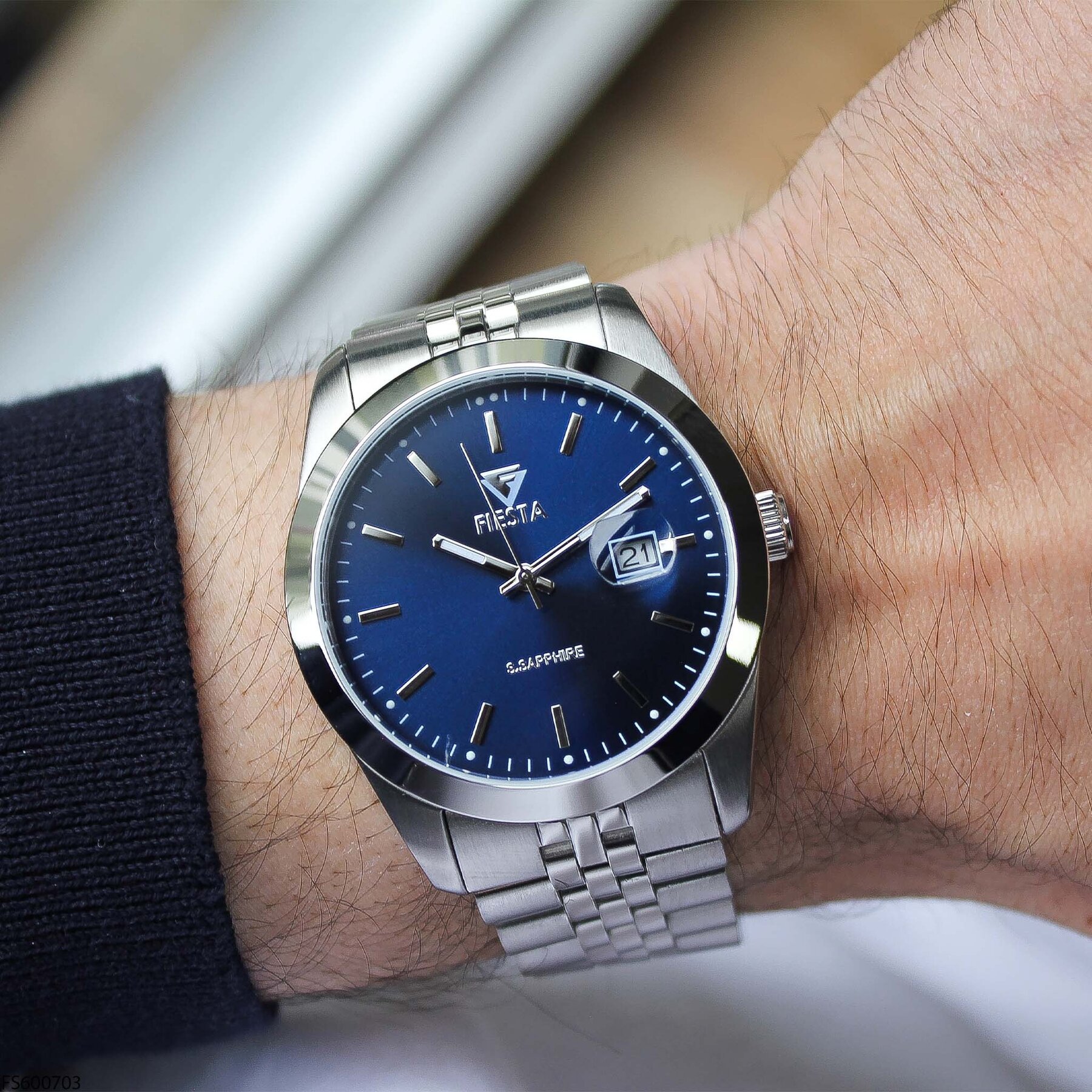 Fiesta FS600703 Çelik Kordonlu Erkek Kol Saati