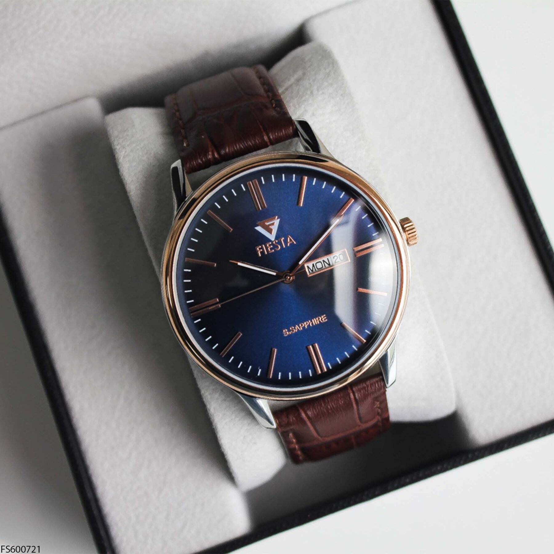 Fiesta FS600721 Deri Kordonlu Erkek Kol Saati