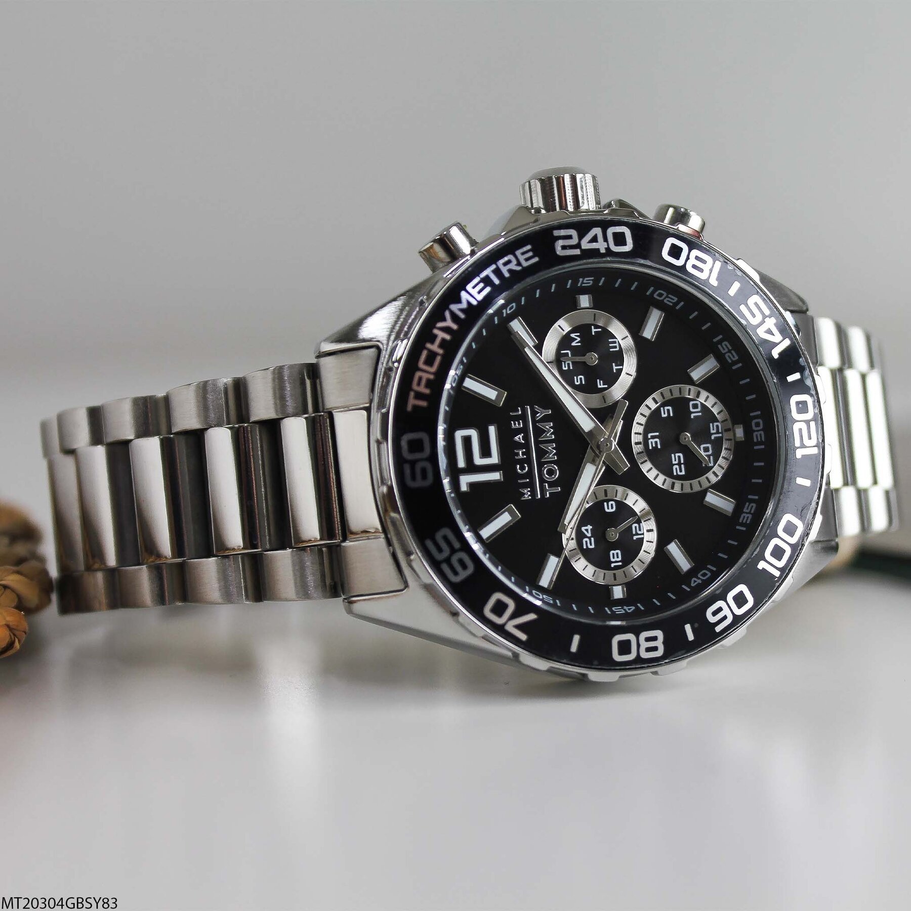 Michael Tommy MT20304GBSY83 Çelik Kordonlu Erkek Kol Saati