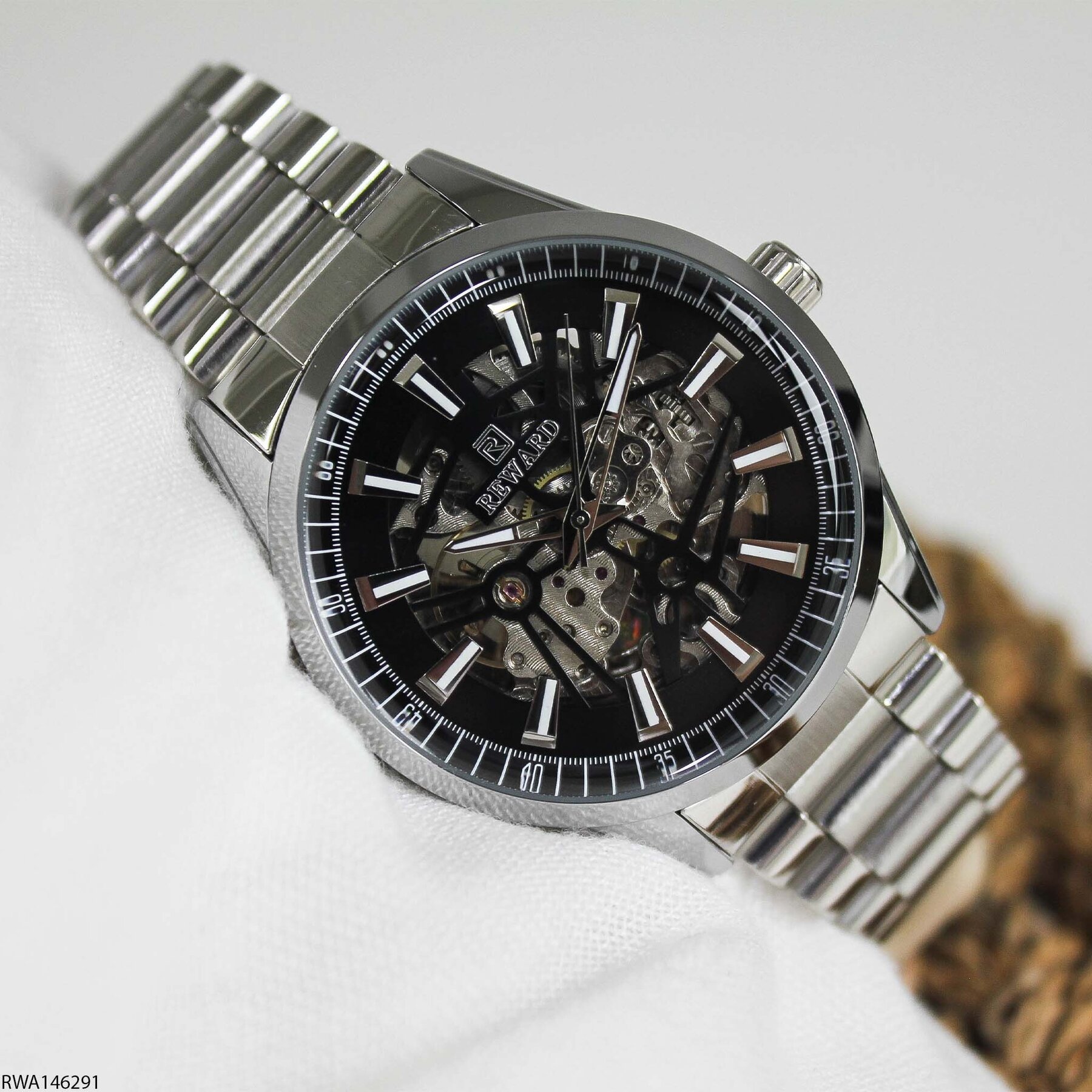 Reward RWA146291 Çelik Kordonlu Otomatik Erkek Kol Saati