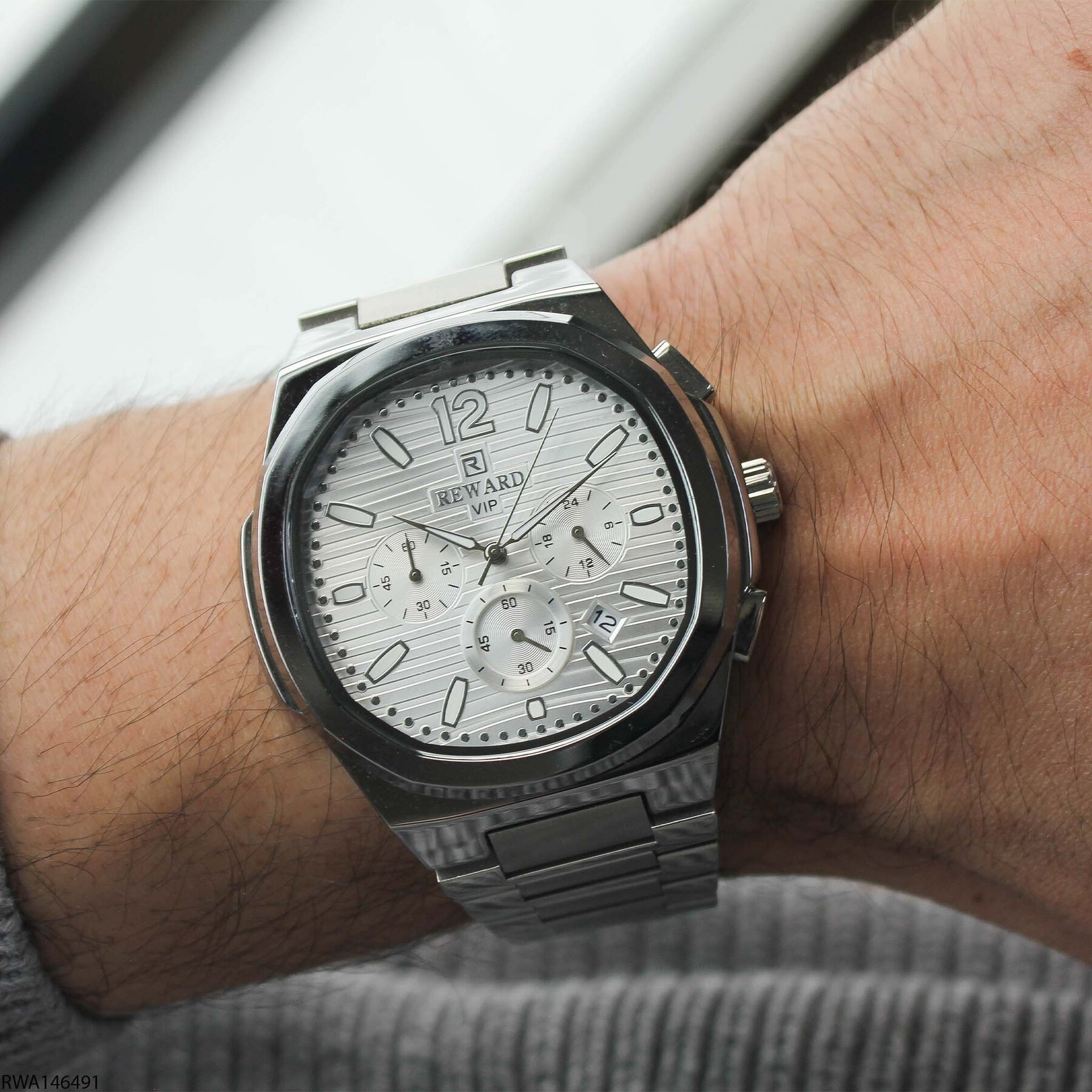 Reward RWA146491 Çelik Kordonlu Erkek Kol Saati