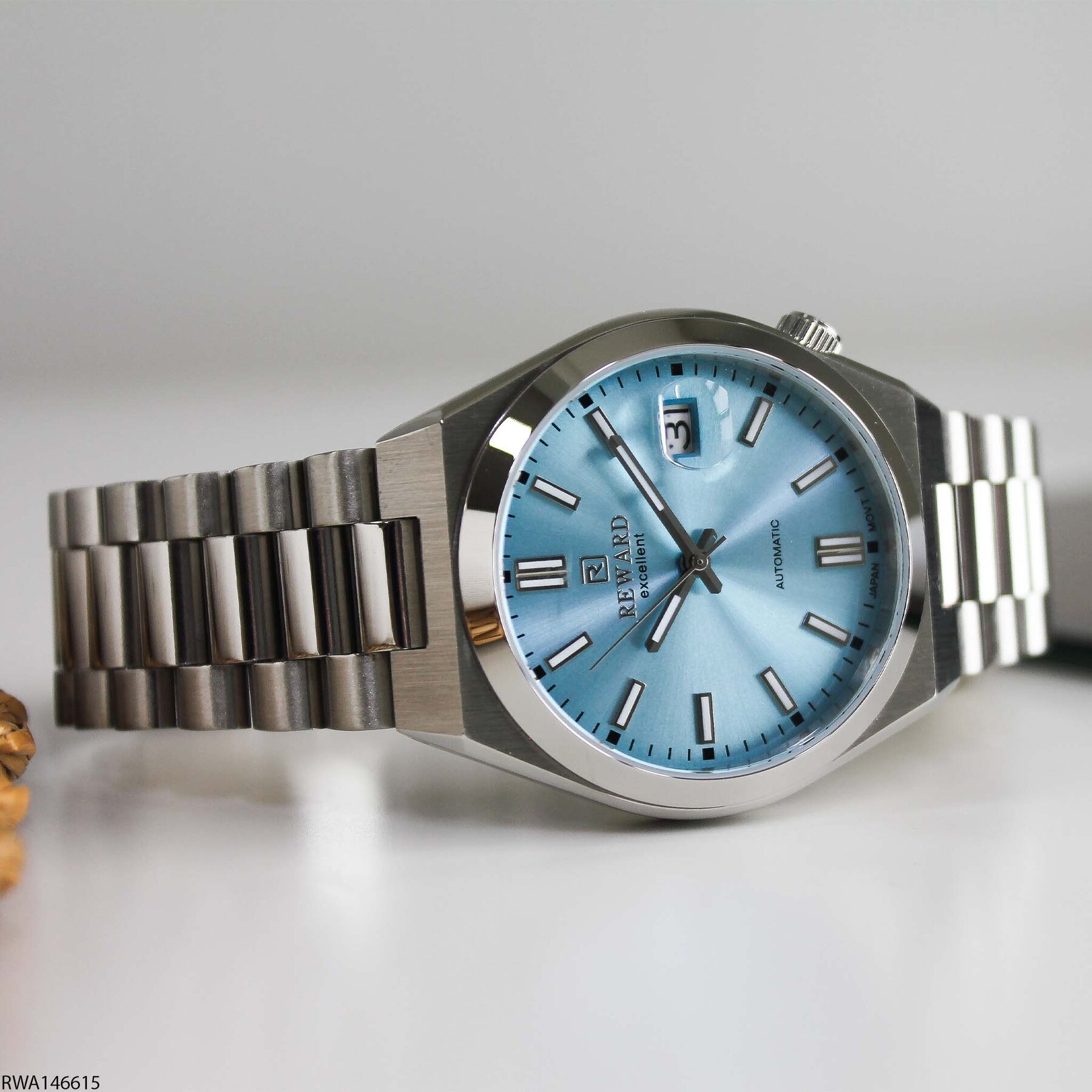 Reward RWA146615 Çelik Kordonlu Otomatik Erkek Kol Saati