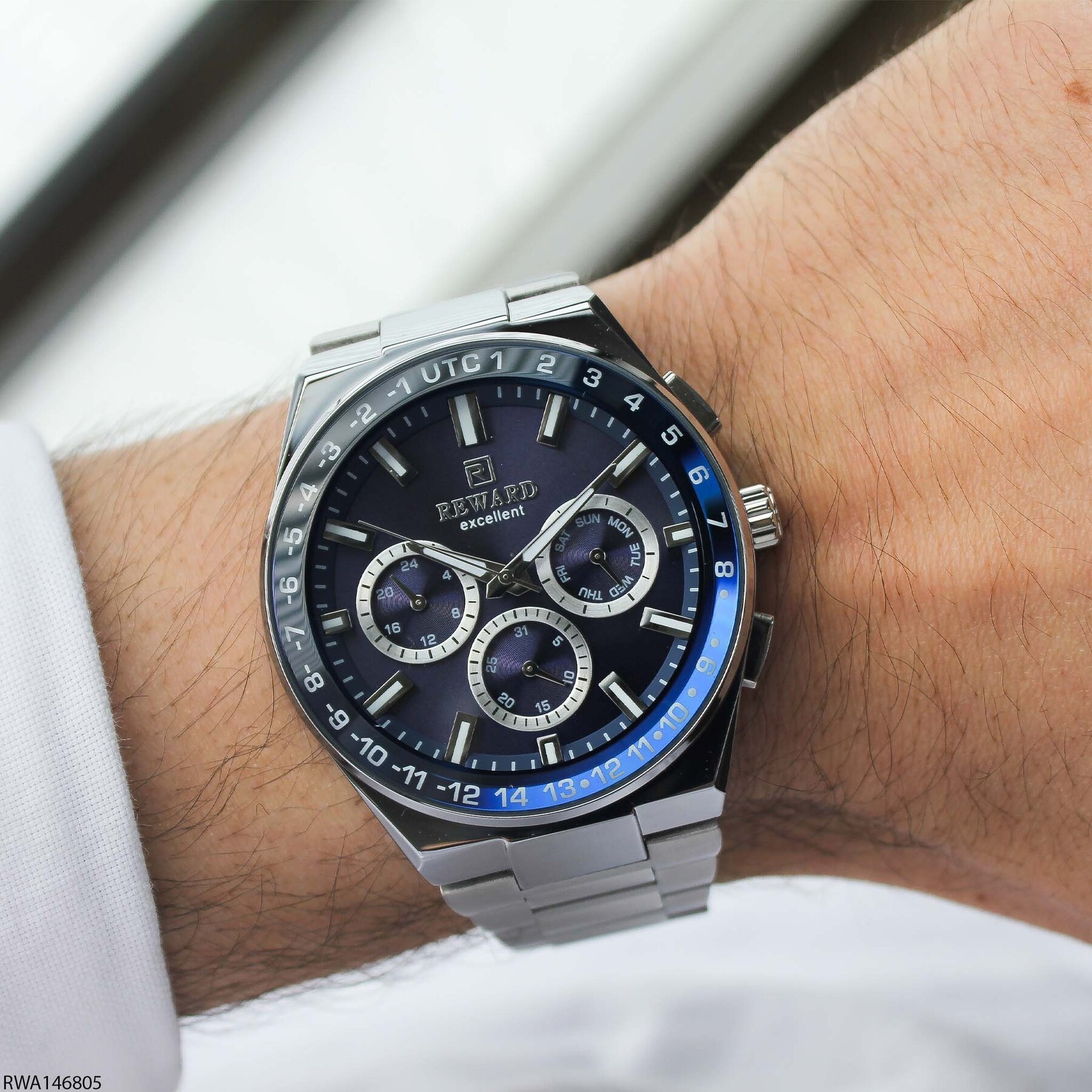 Reward RWA146805 Çelik Kordonlu Erkek Kol Saati