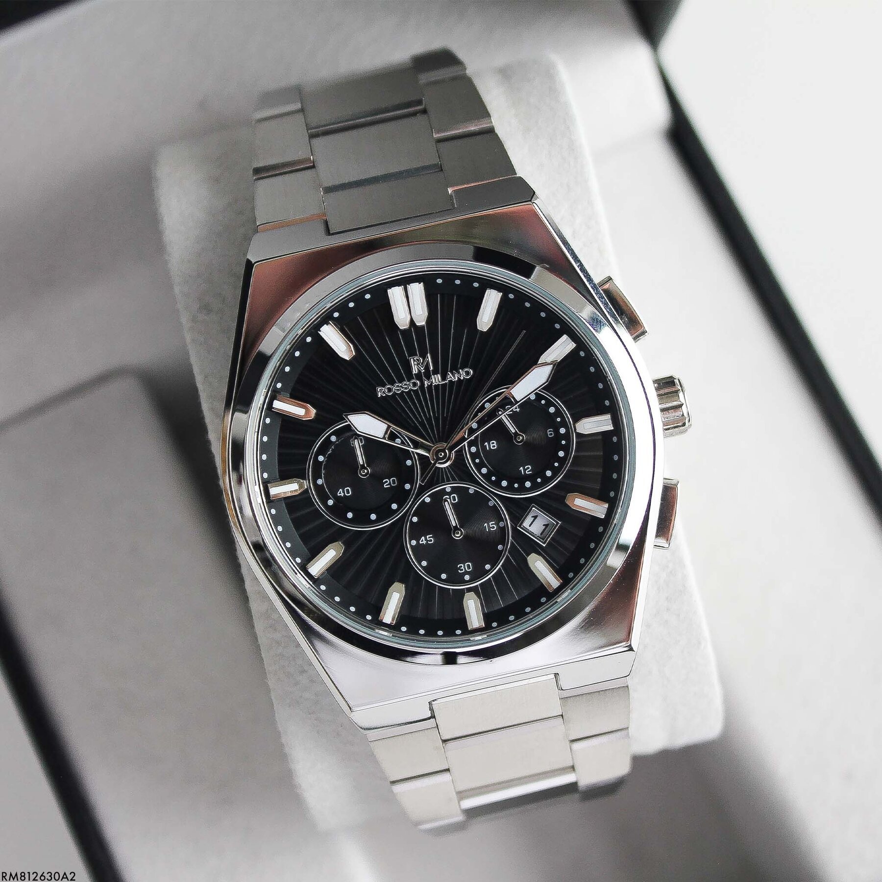 Rosso Milano RM812630A2 Çelik Kordonlu Erkek Kol Saati