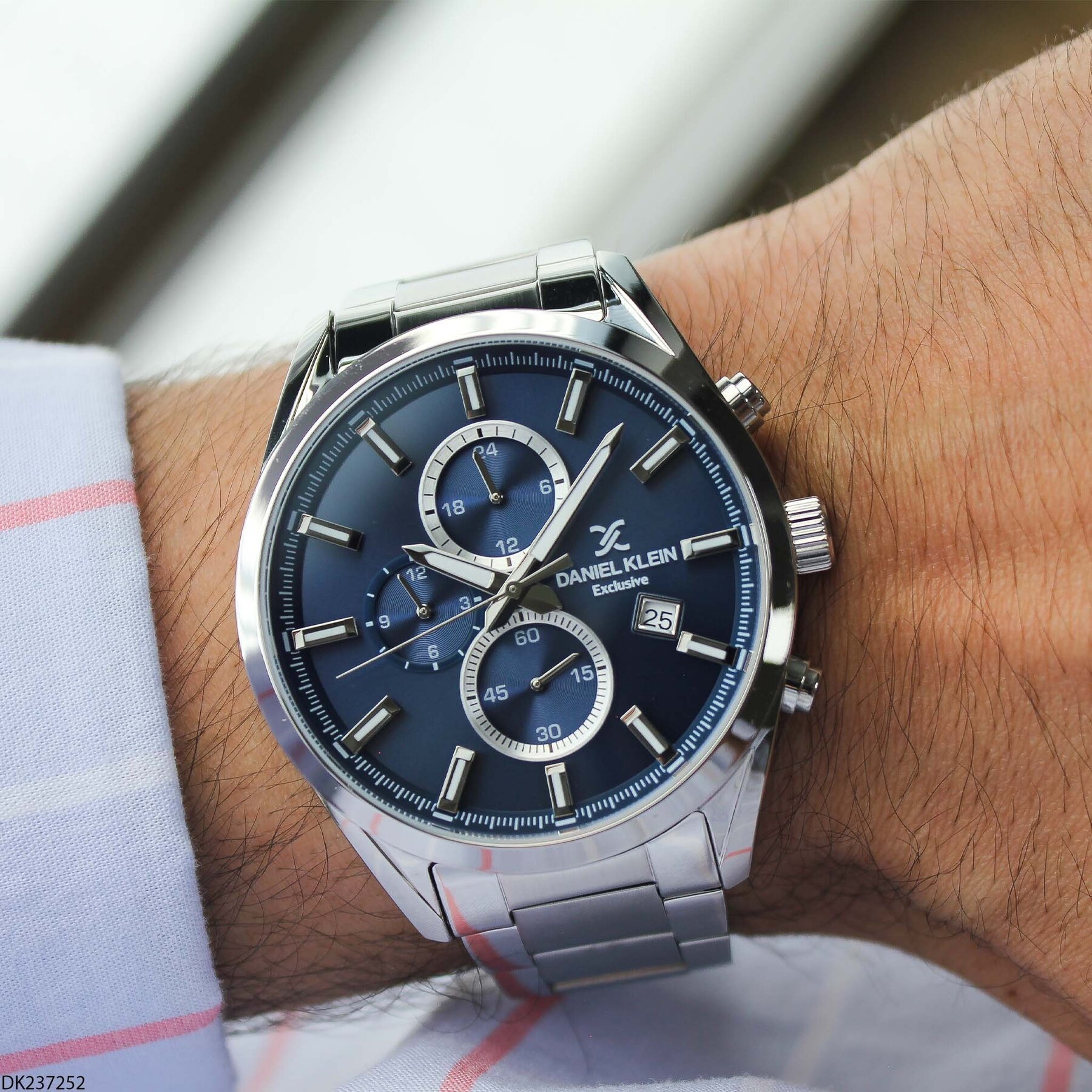 Daniel Klein DK237252-1 Çelik Kordonlu Erkek Kol Saati