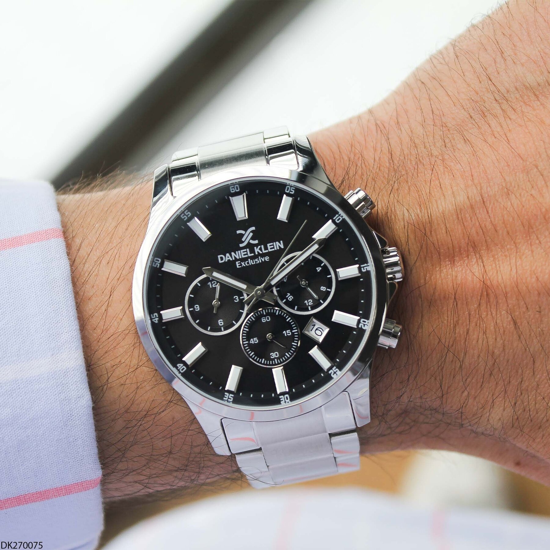 Daniel Klein DK270075 Çelik Kordonlu Erkek Kol Saati