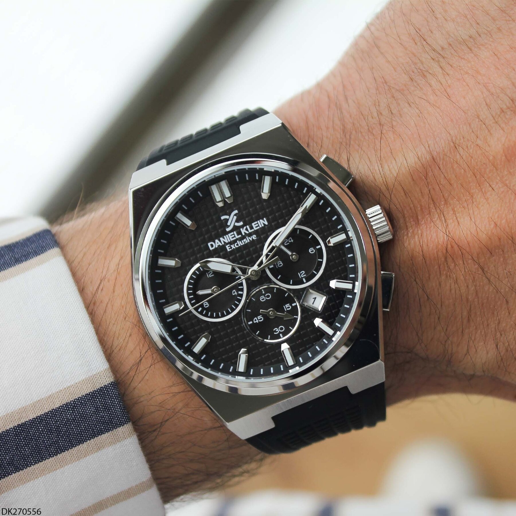 Daniel Klein DK270556 Silikon Kordonlu Erkek Kol Saati