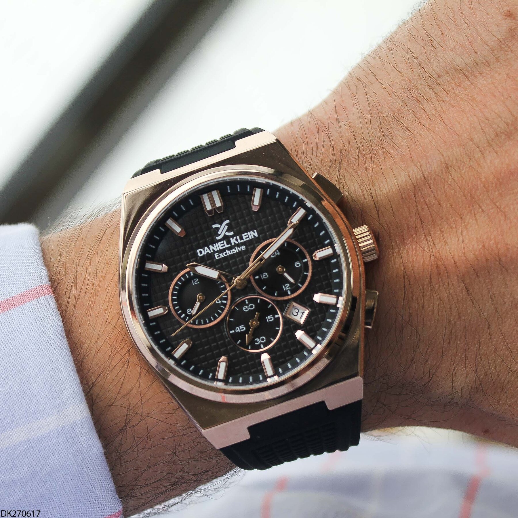 Daniel Klein DK270617 Silikon Kordonlu Erkek Kol Saati