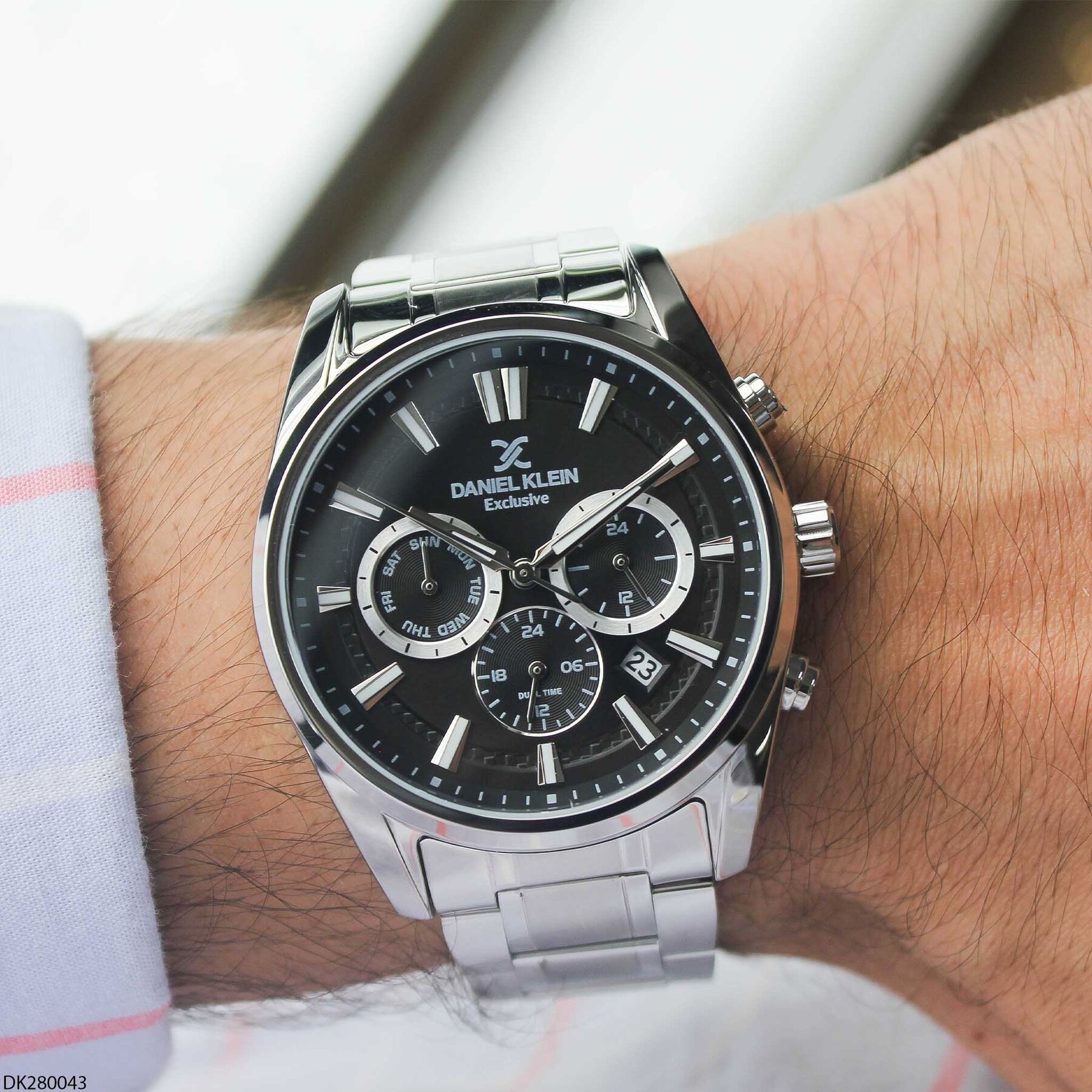 Daniel Klein DK280043 Çelik Kordonlu Erkek Kol Saati