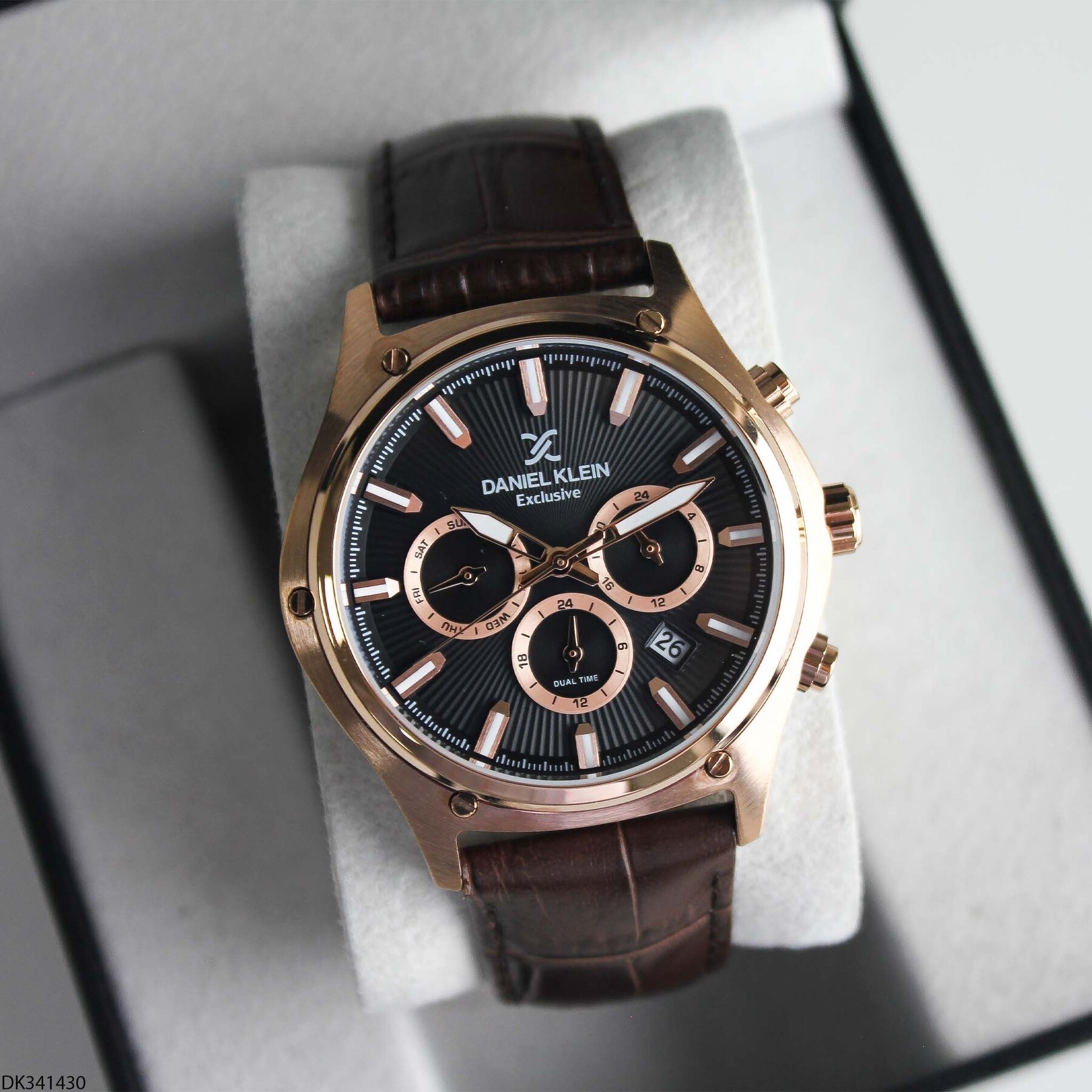 Daniel Klein DK341430 Deri Kordonlu Erkek Kol Saati