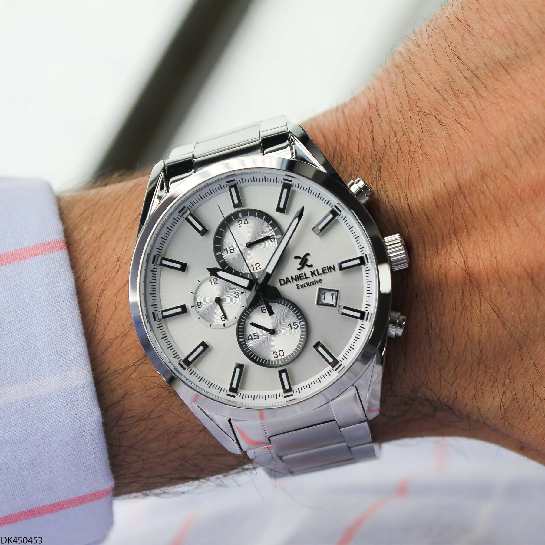 Daniel Klein DK450453-1 Çelik Kordonlu Erkek Kol Saati