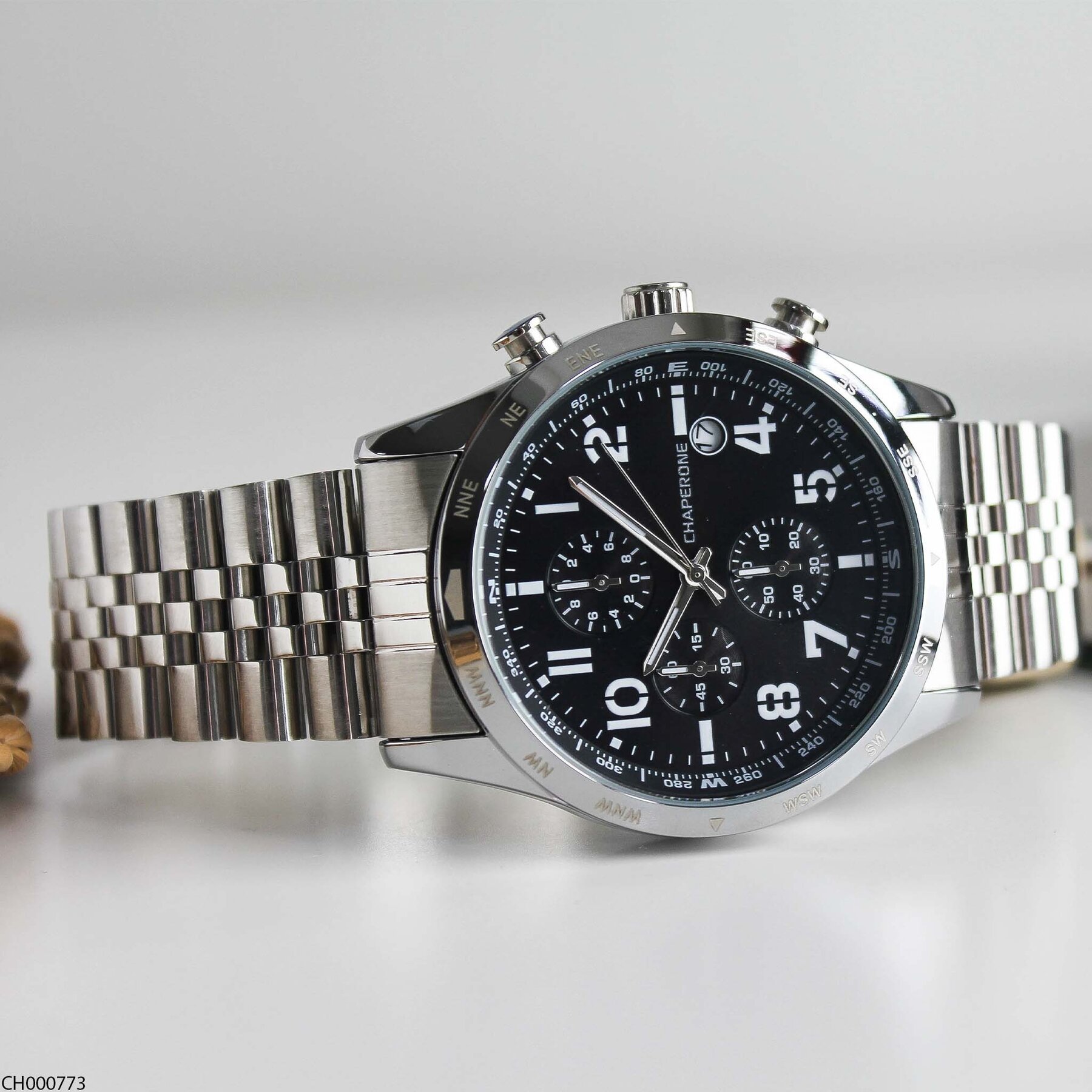 Chaperone CH000773 Steel Strap Men Watch