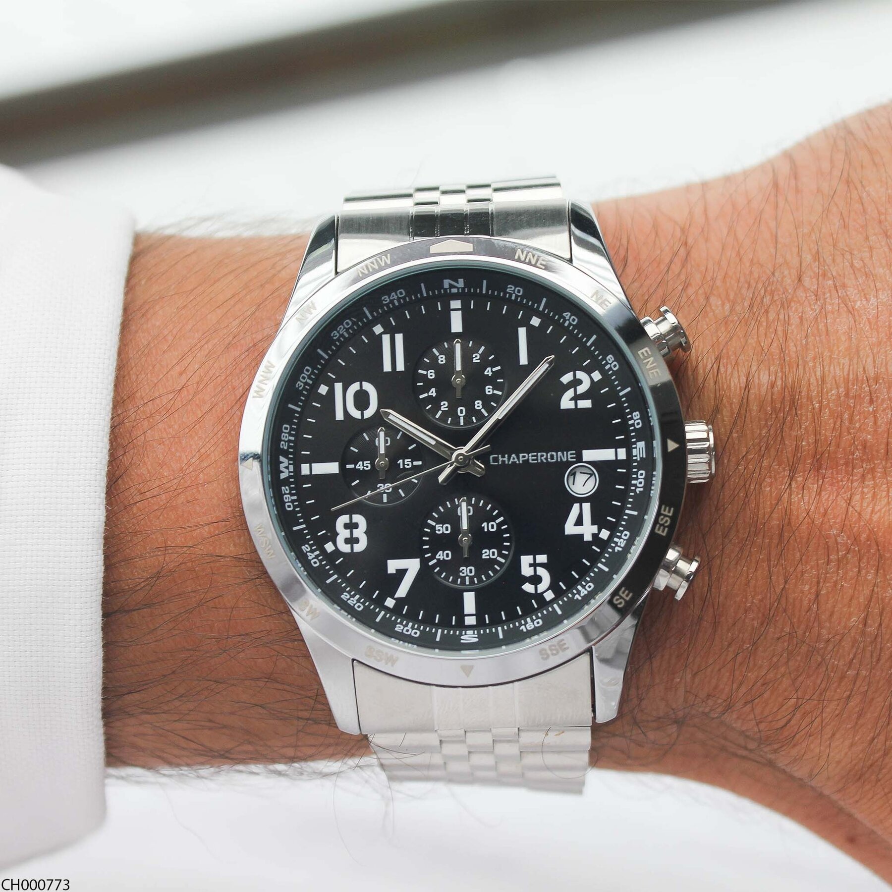 Chaperone CH000773 Steel Strap Men Watch