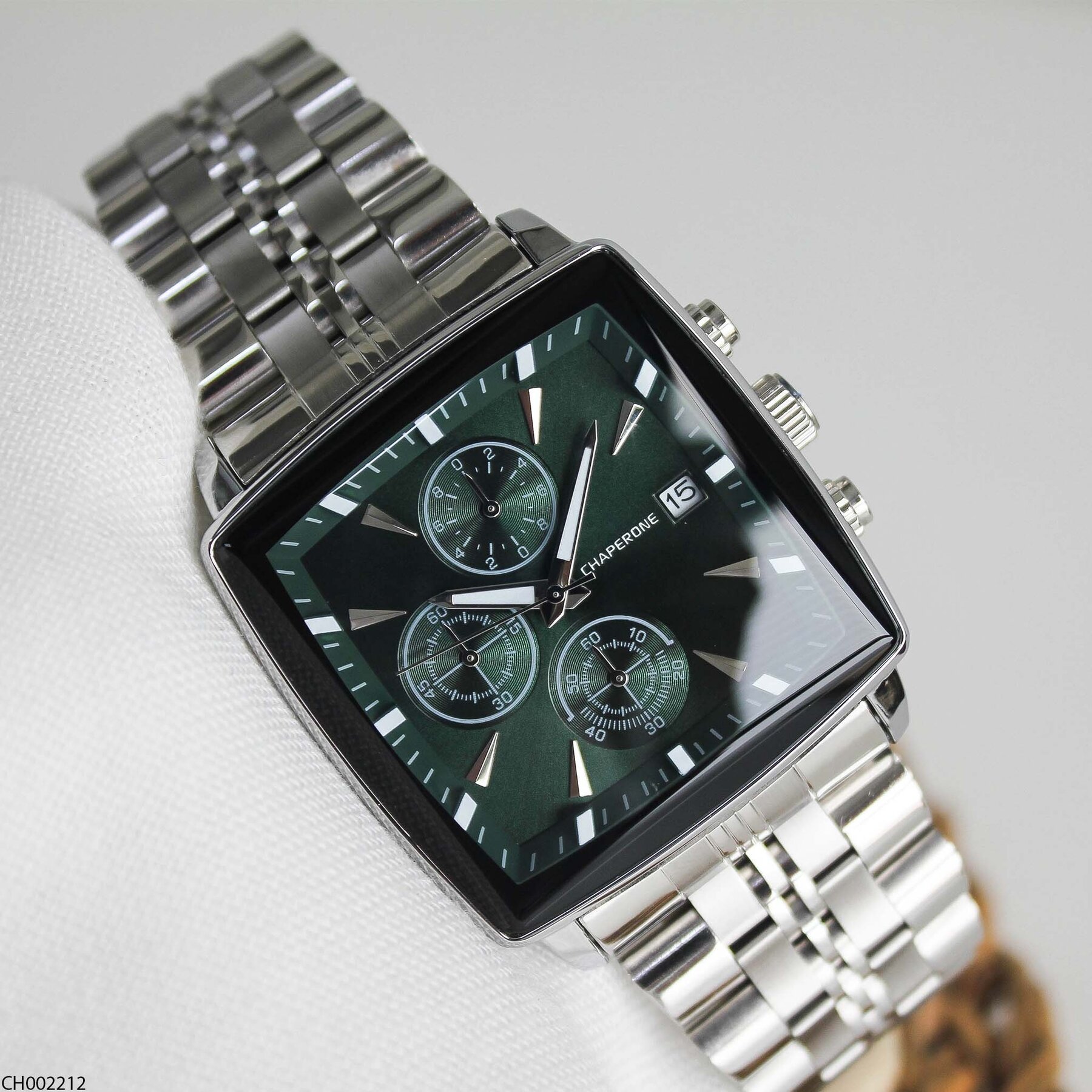 Chaperone CH002212 Çelik Kordonlu Erkek Kol Saati