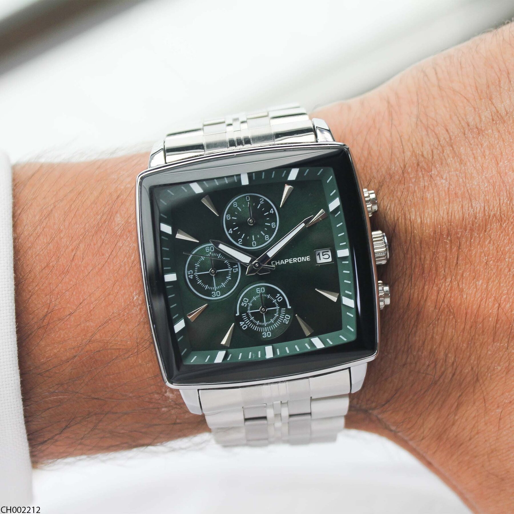 Chaperone CH002212 Çelik Kordonlu Erkek Kol Saati