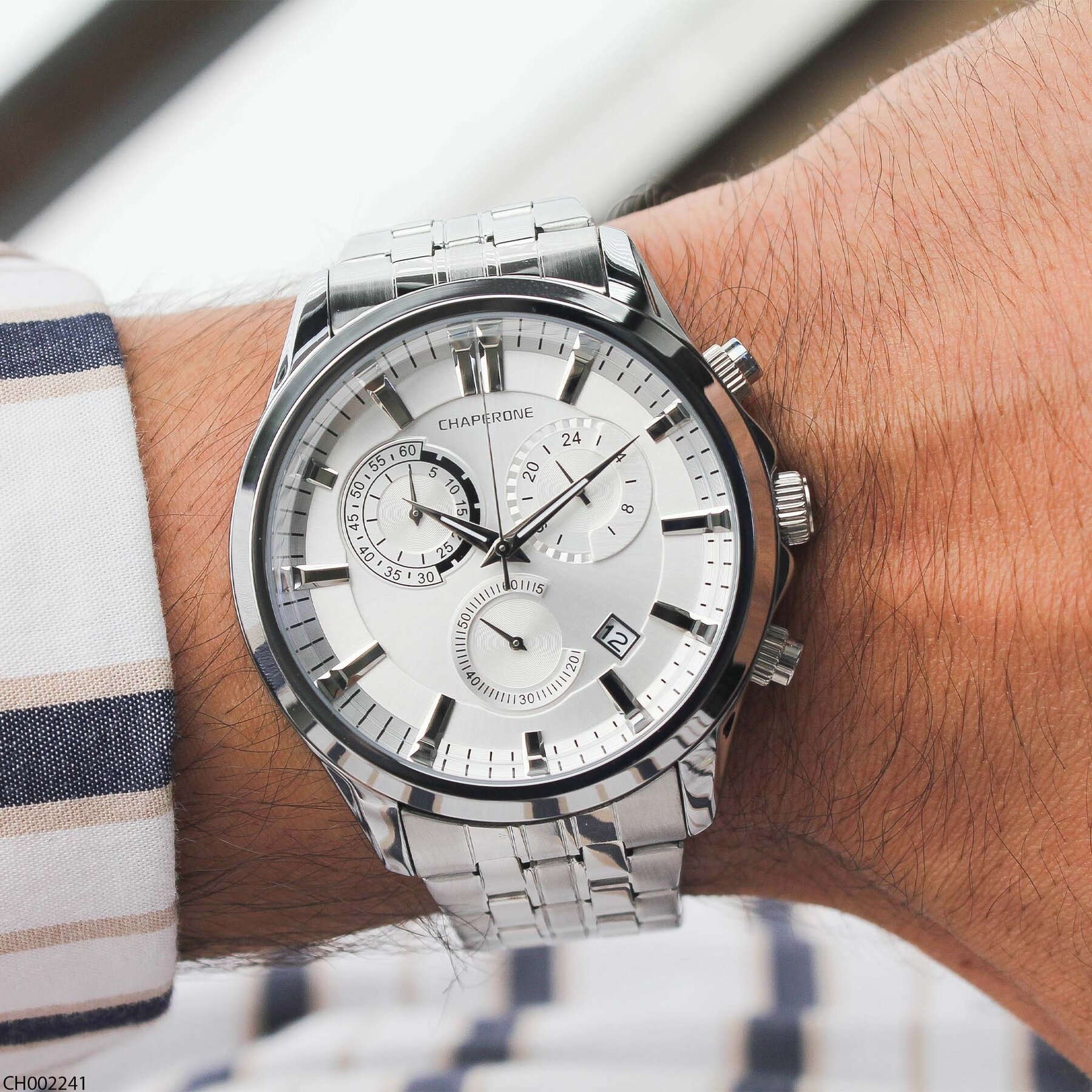 Chaperone CH002241 Steel Strap Men Watch