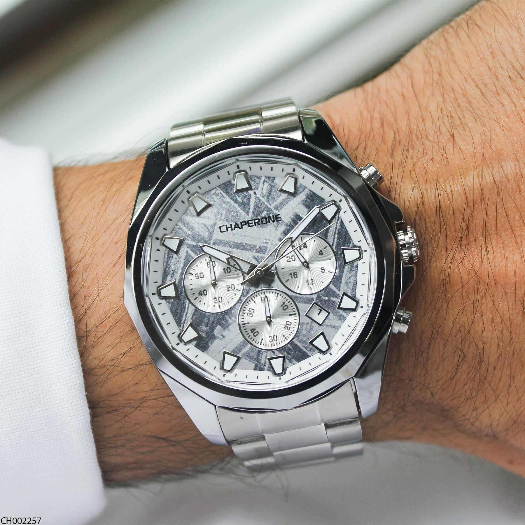 Chaperone CH002257 Steel Strap Men Watch