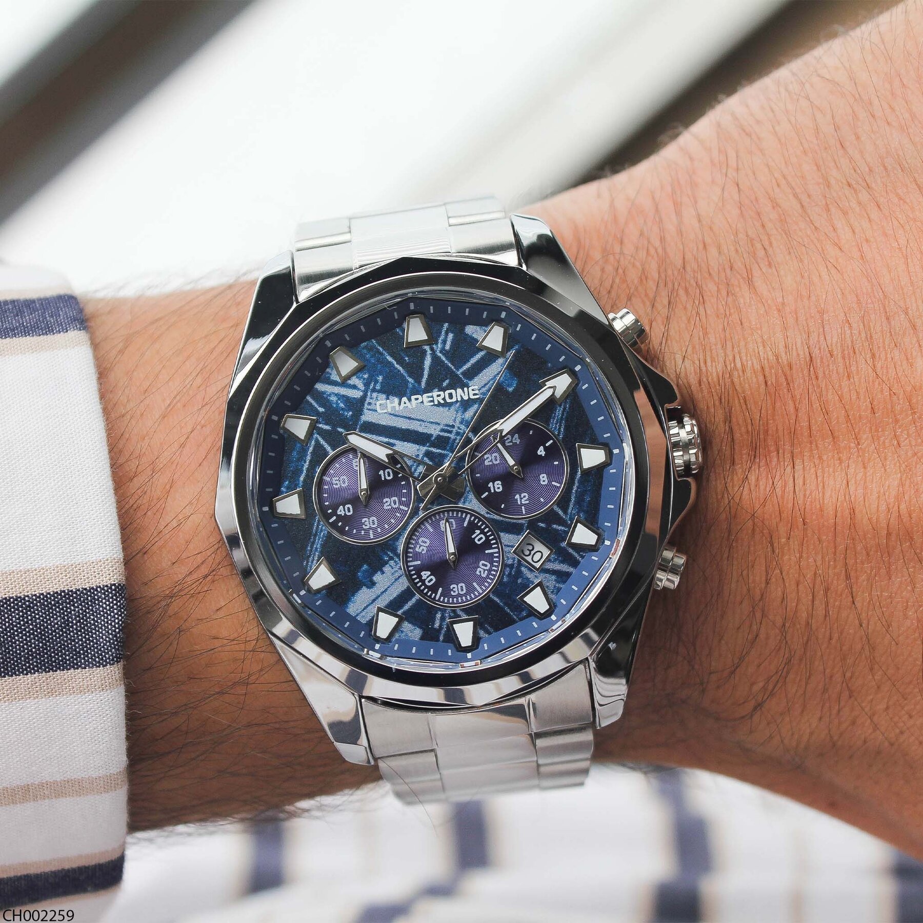 Chaperone CH002259 Steel Strap Men Watch