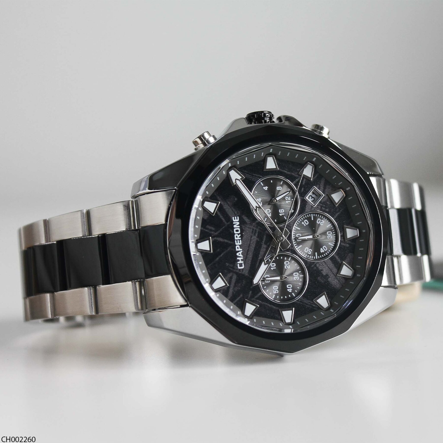 Chaperone CH002260 Steel Strap Men Watch