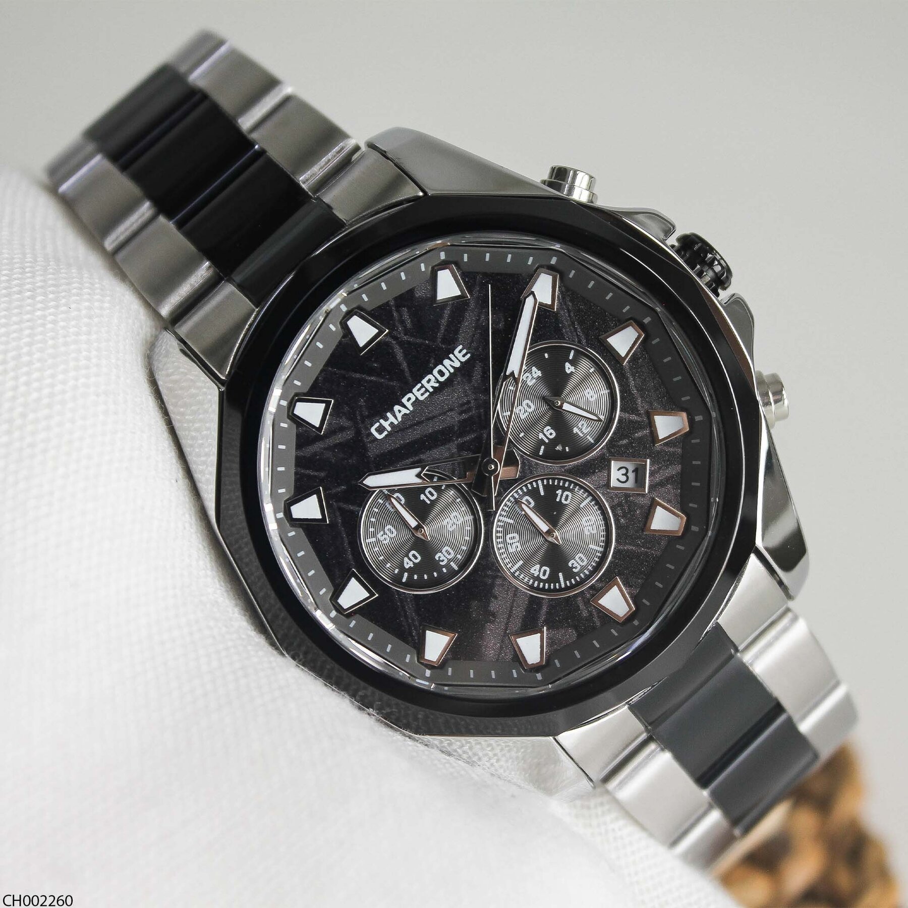 Chaperone CH002260 Steel Strap Men Watch