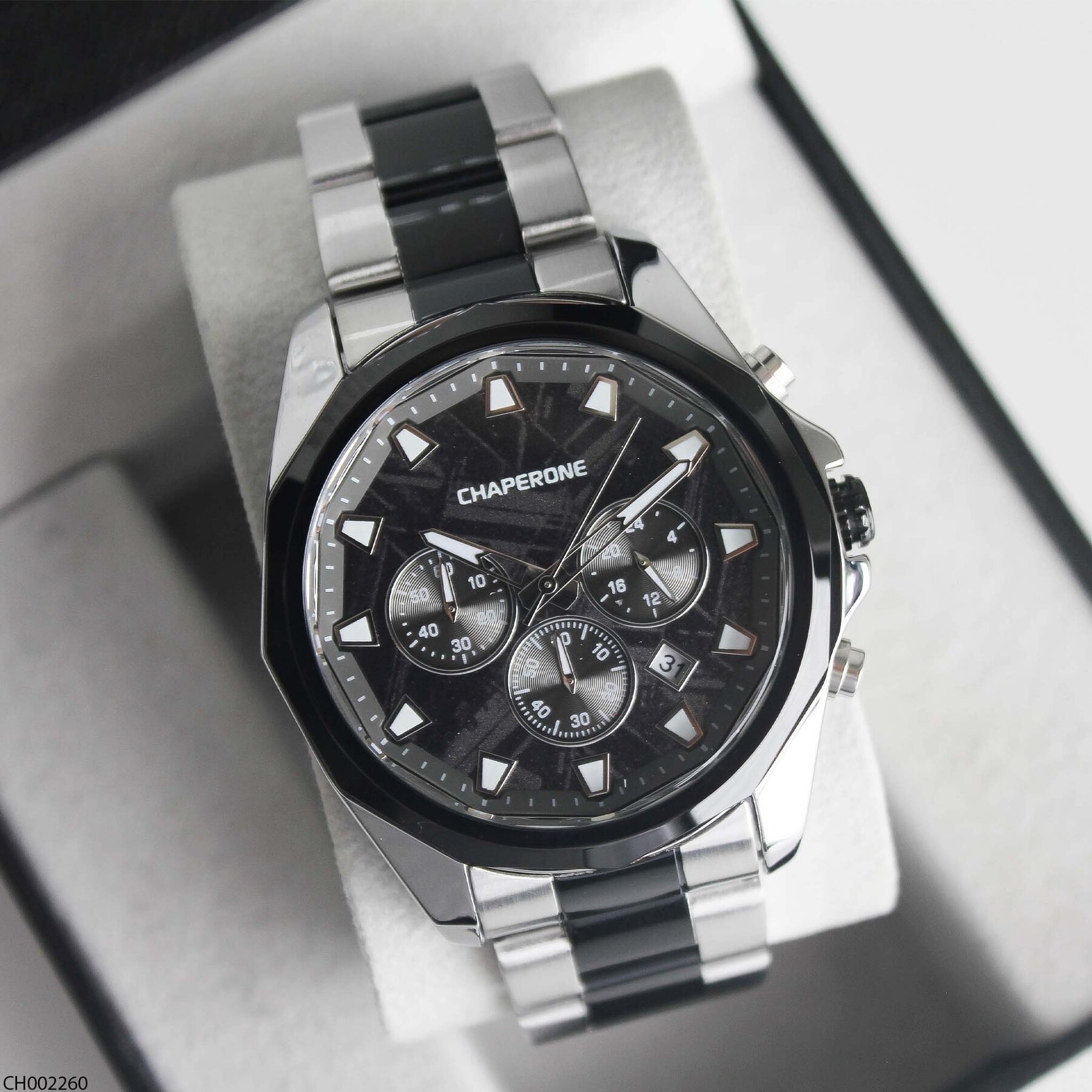 Chaperone CH002260 Steel Strap Men Watch