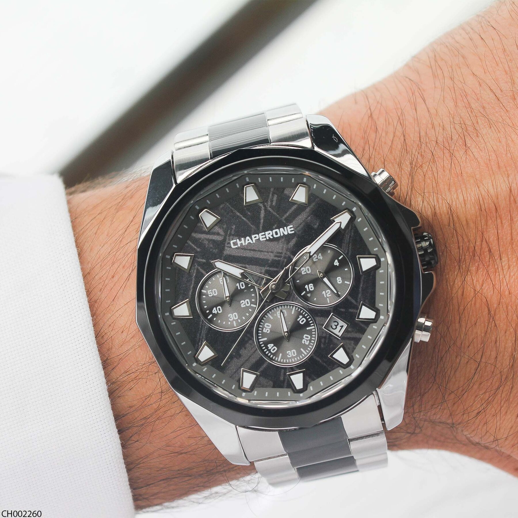 Chaperone CH002260 Steel Strap Men Watch