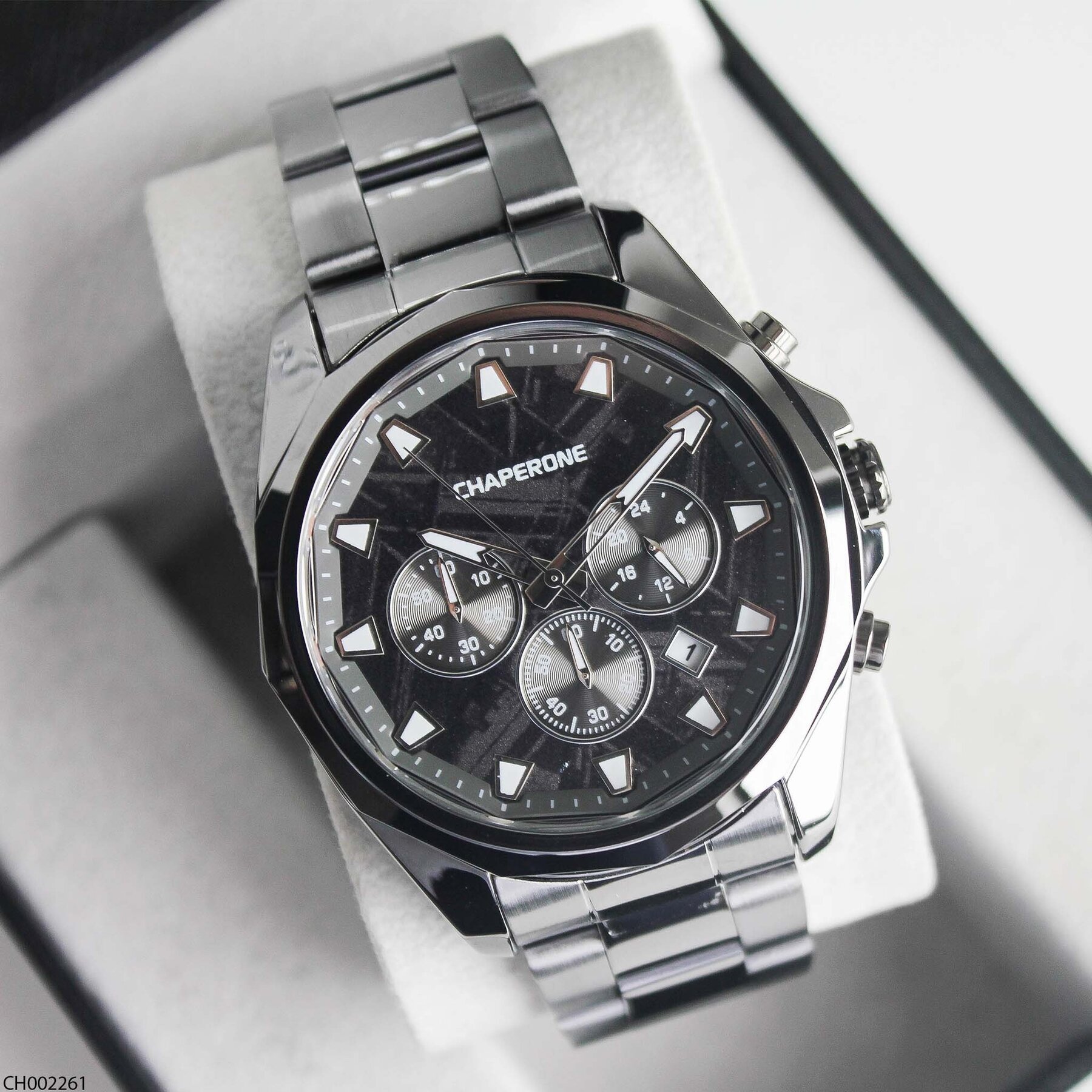 Chaperone CH002261 Steel Strap Men Watch