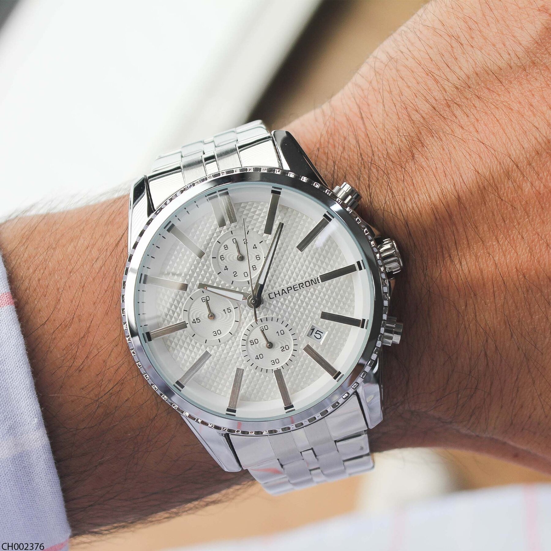 Chaperone CH002376 Steel Strap Men Watch