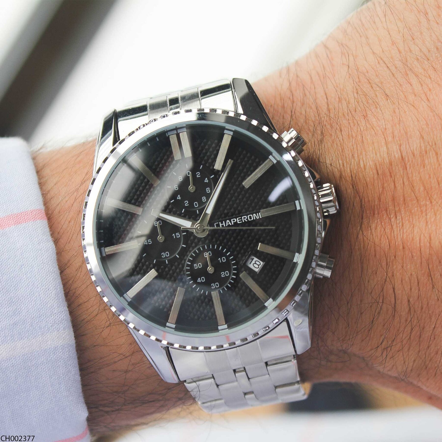 Chaperone CH002377 Steel Strap Men Watch