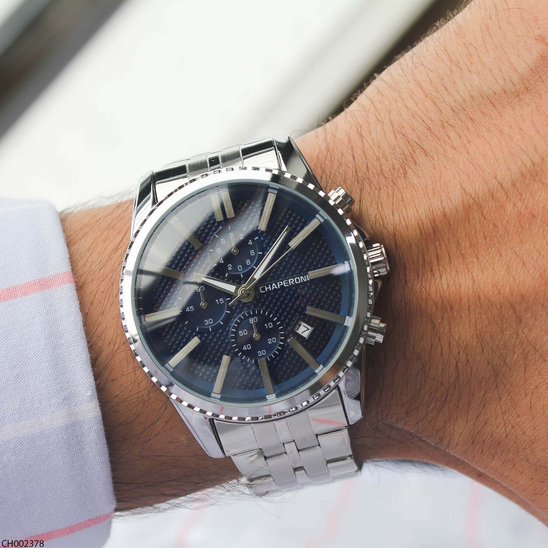 Chaperone CH002378 Steel Strap Men Watch
