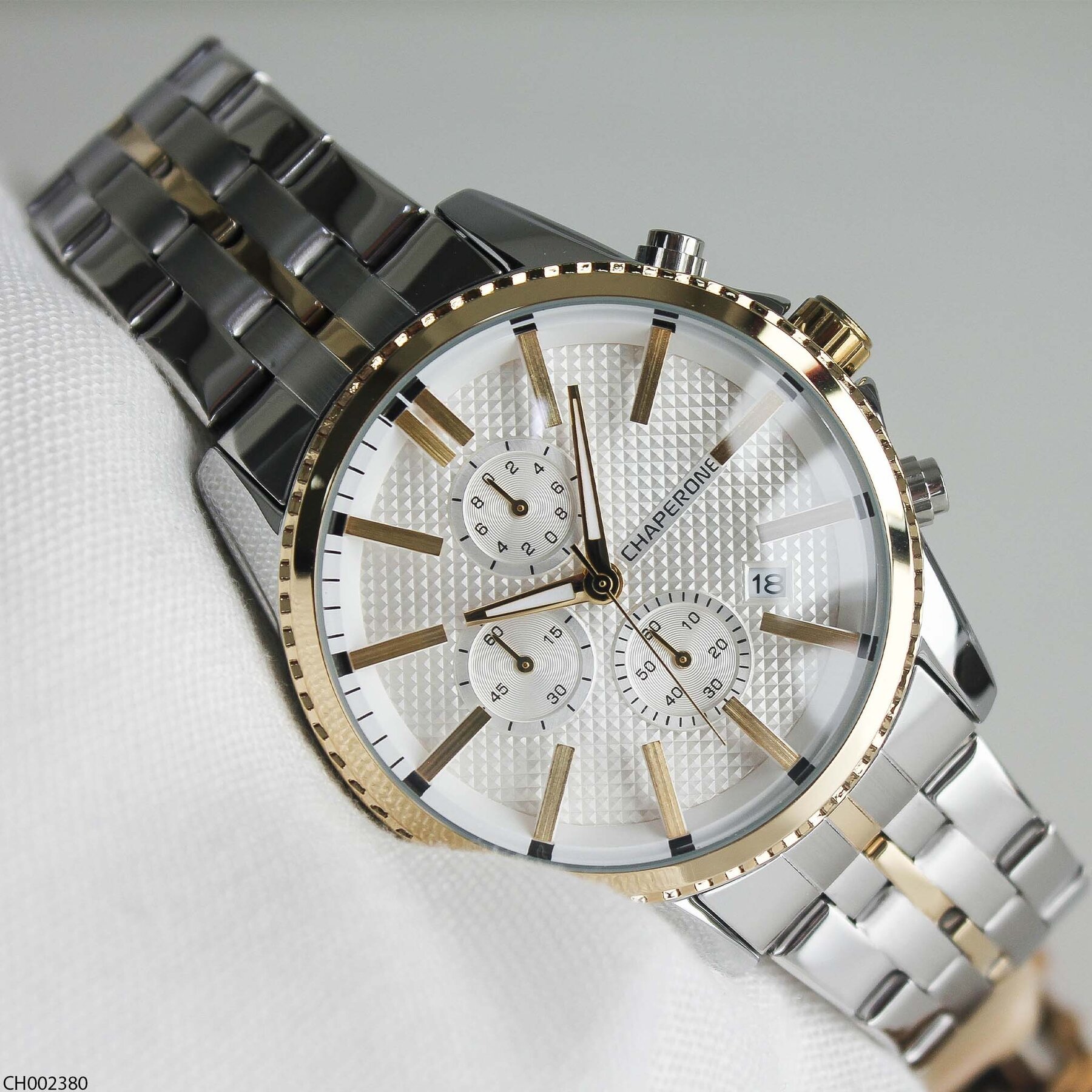 Chaperone CH002380 Steel Strap Men Watch