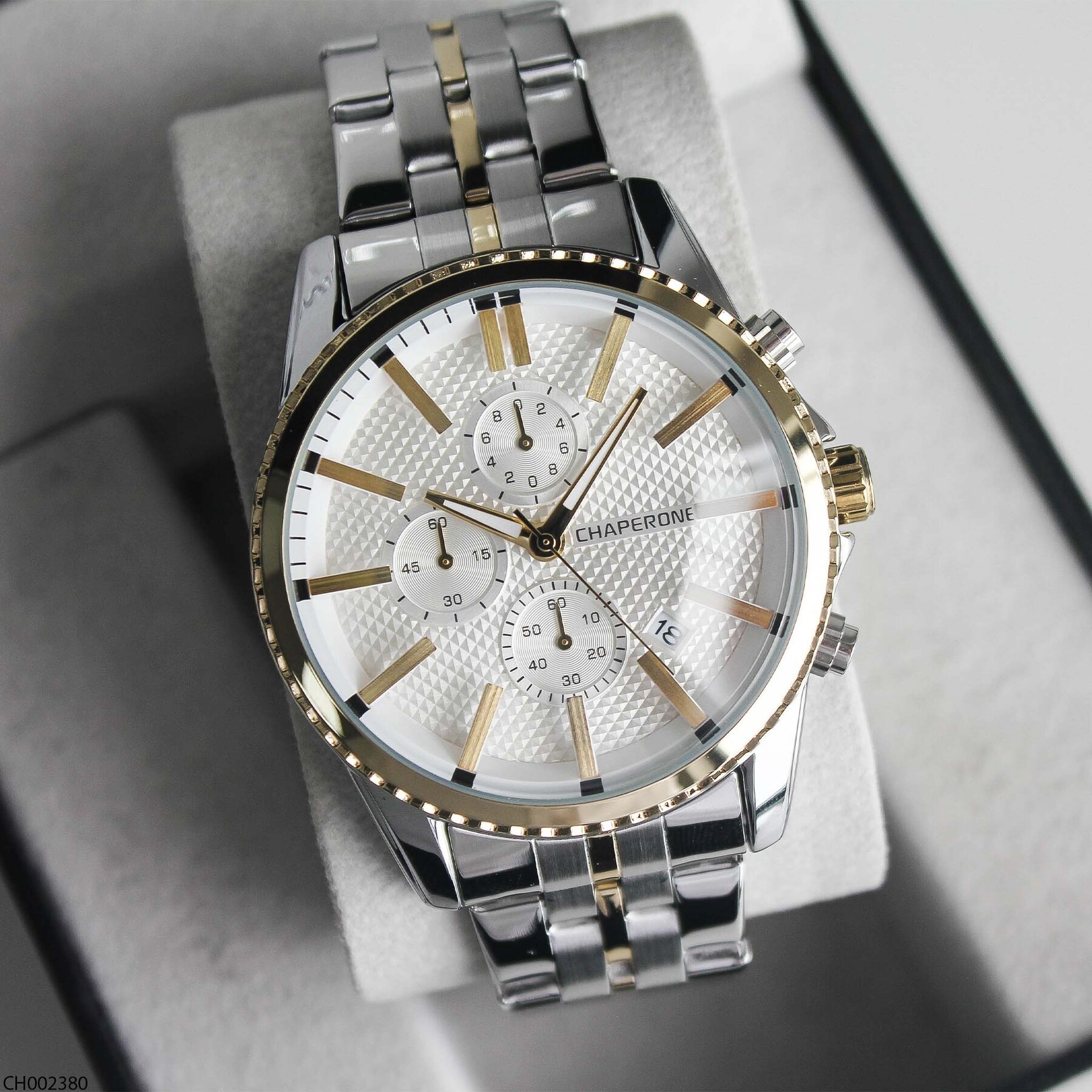 Chaperone CH002380 Steel Strap Men Watch