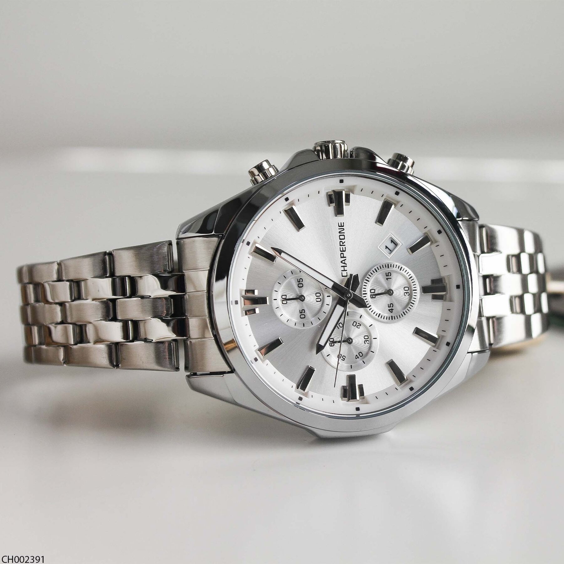 Chaperone CH002391 Steel Strap Men Watch