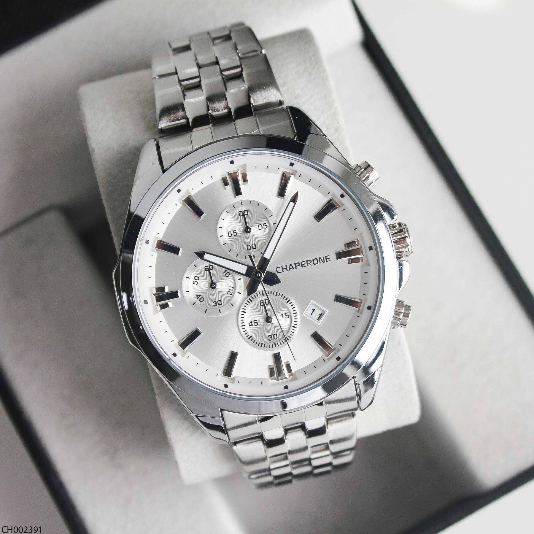 Chaperone CH002391 Steel Strap Men Watch