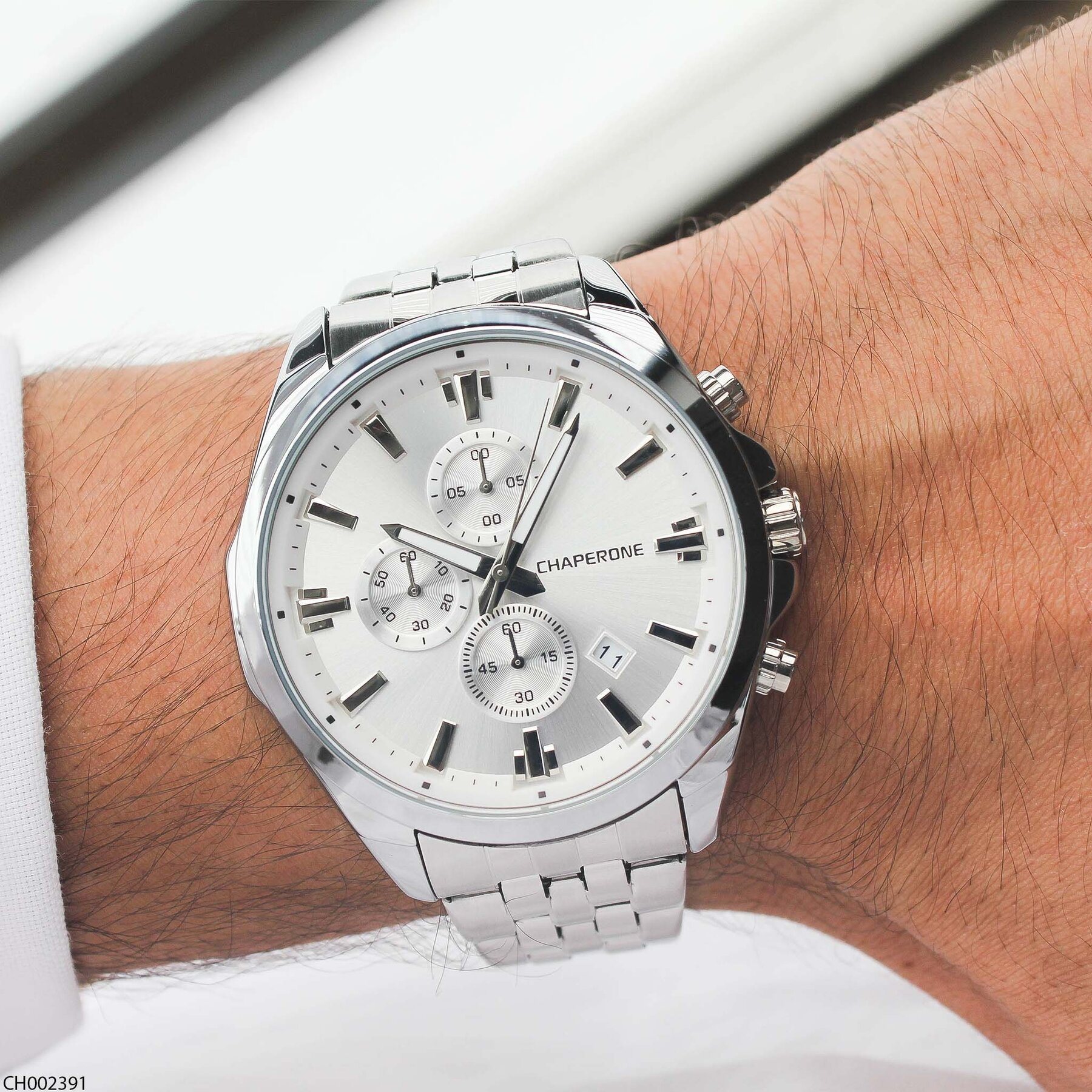 Chaperone CH002391 Steel Strap Men Watch